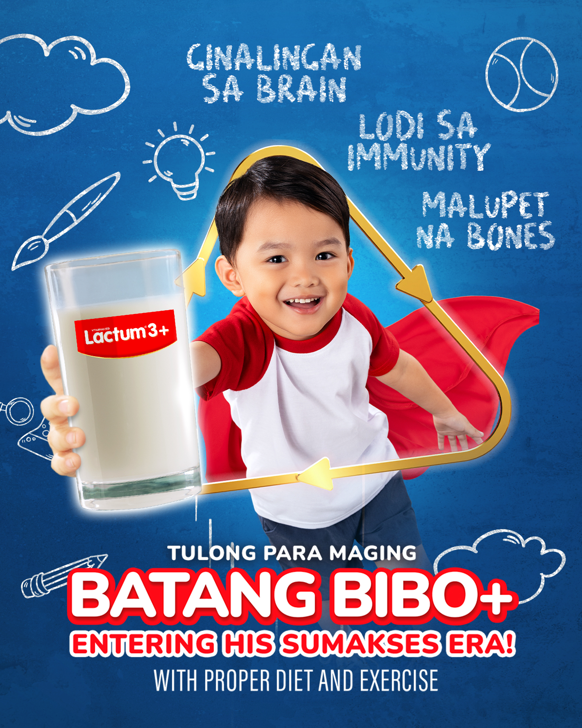 Lactum 3+ & 6+ Facebook ad