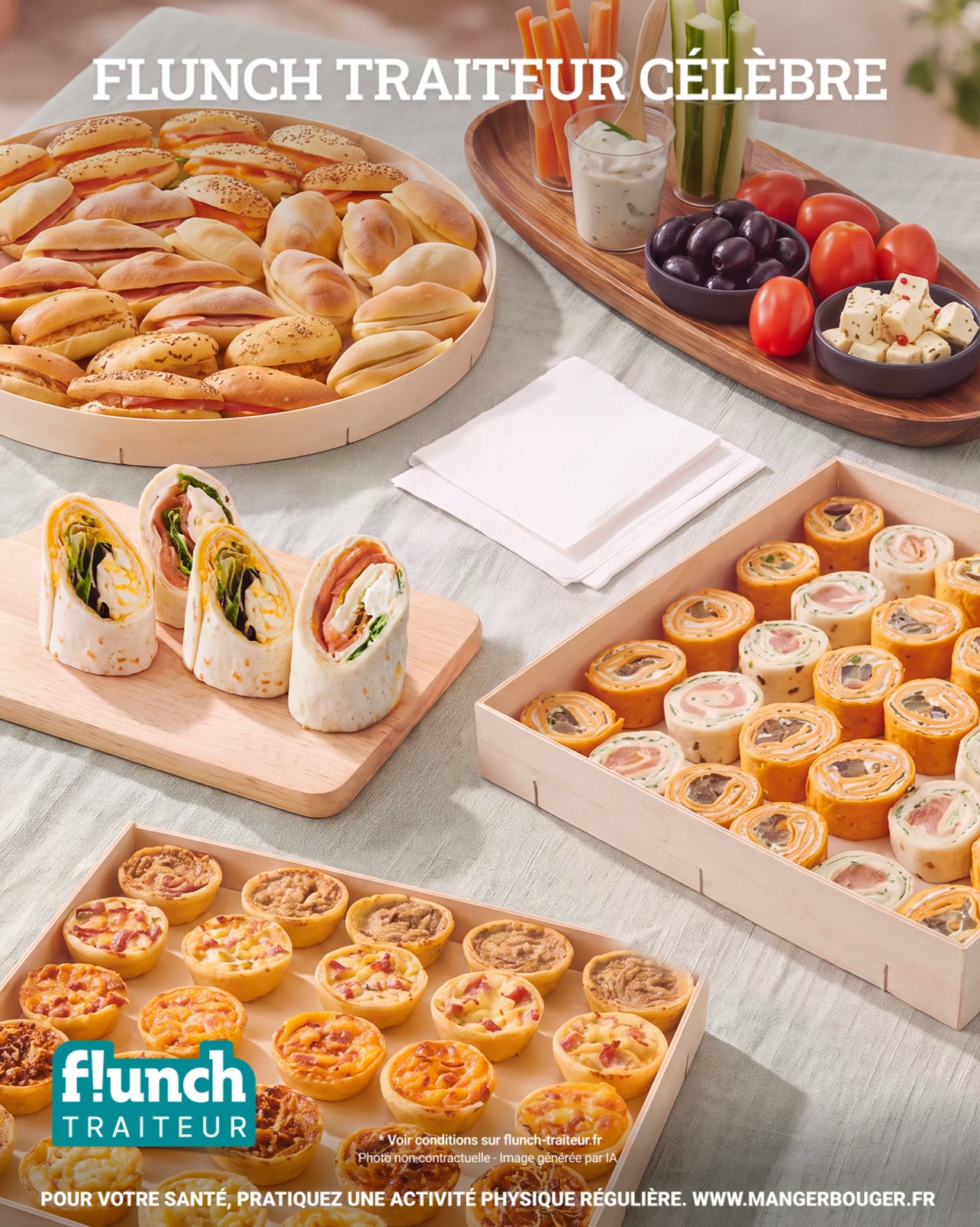 flunch Traiteur Facebook ad: Découvrez flunch traiteur!