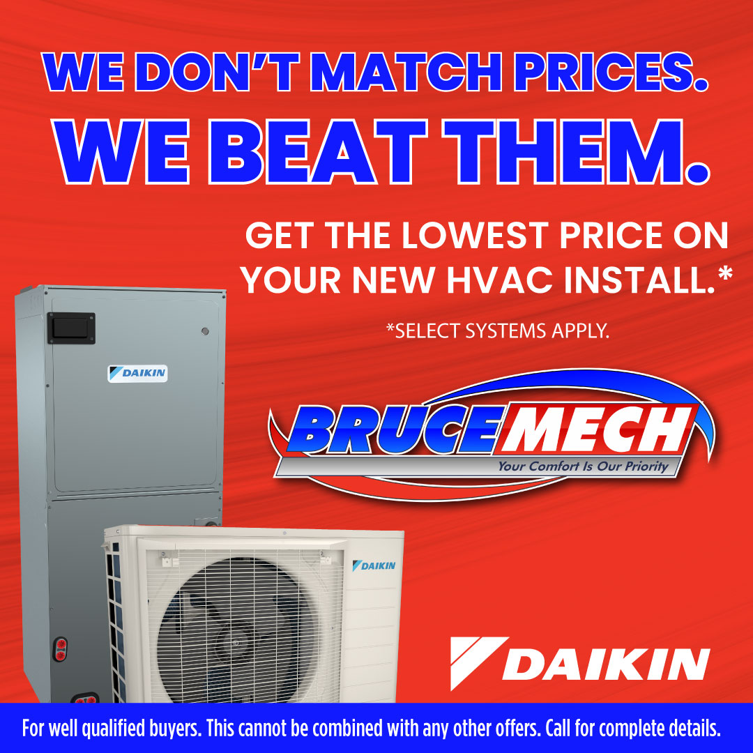 Bruce Mechanical, Inc. Facebook ad