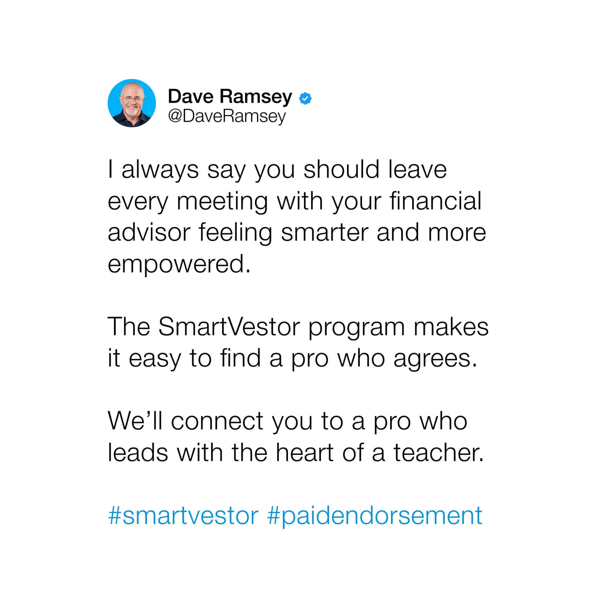 Dave Ramsey Facebook ad