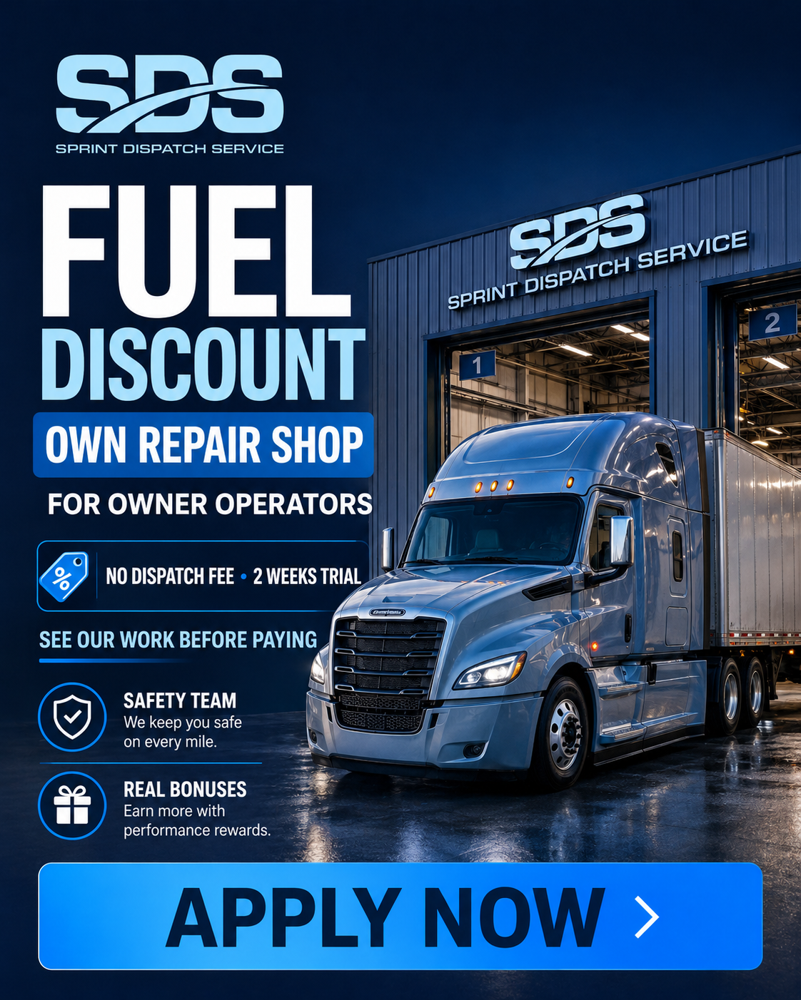 Sprint Dispatch Service Facebook ad from Jun 1, 2026