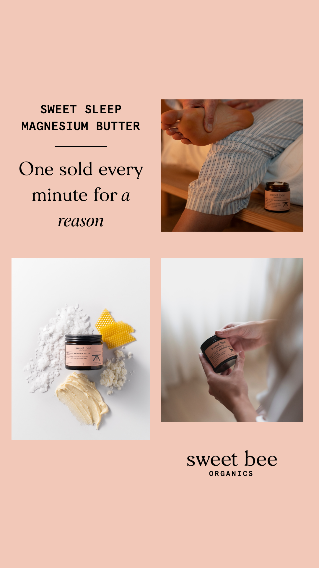 Sweet Bee Organics Facebook ad
