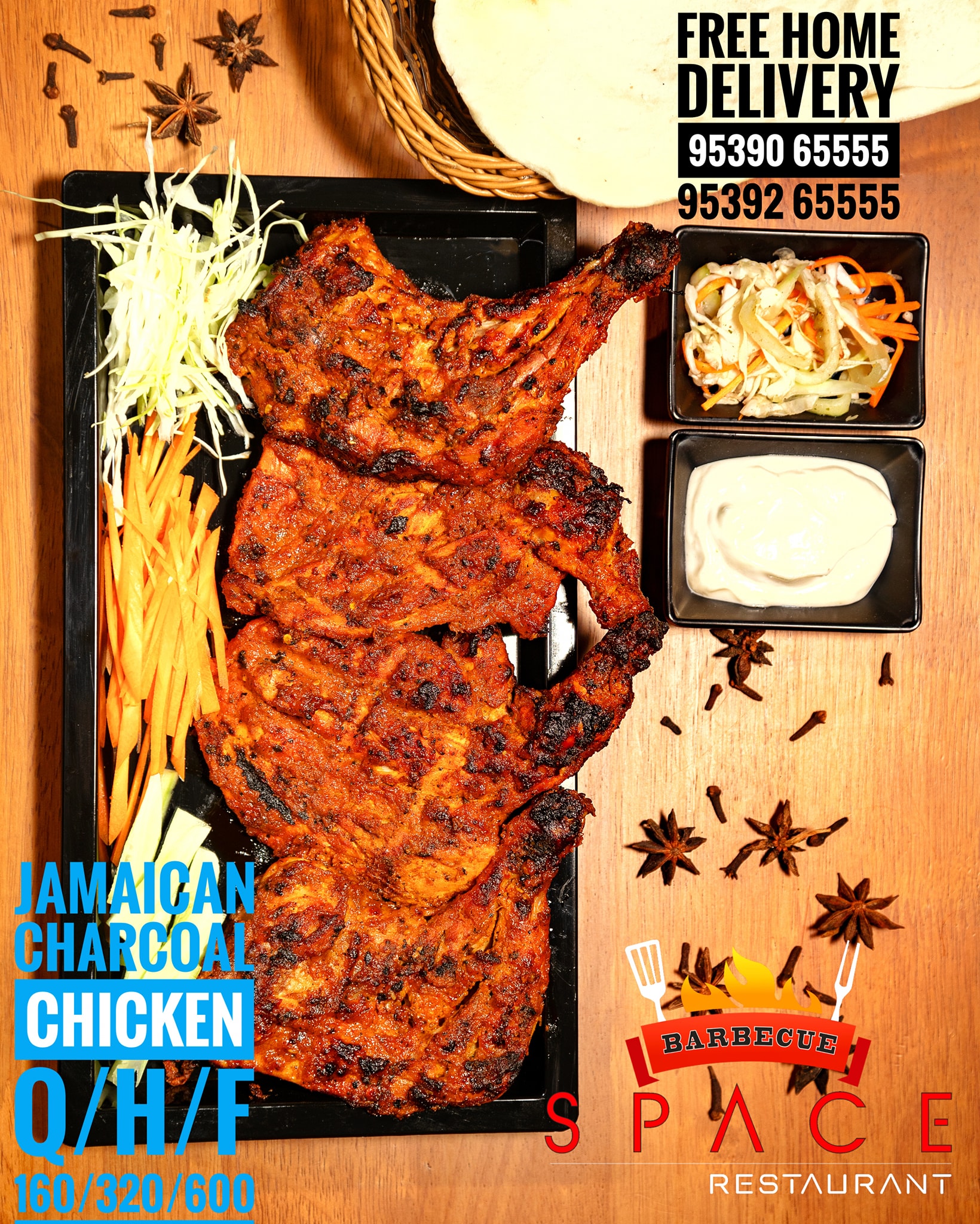 Barbecue SPACE Restaurant Palayam Facebook ad