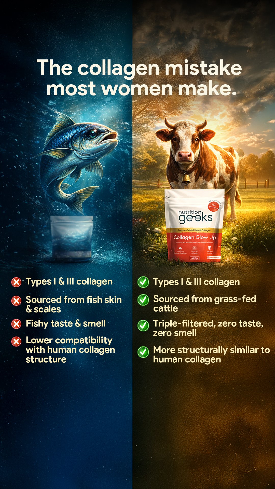Radiant Over 40 Facebook ad