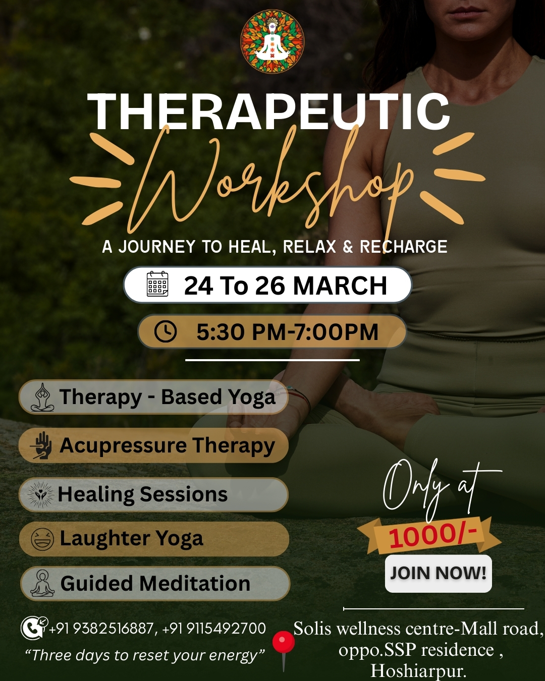 Divine Soul Yoga Facebook ad