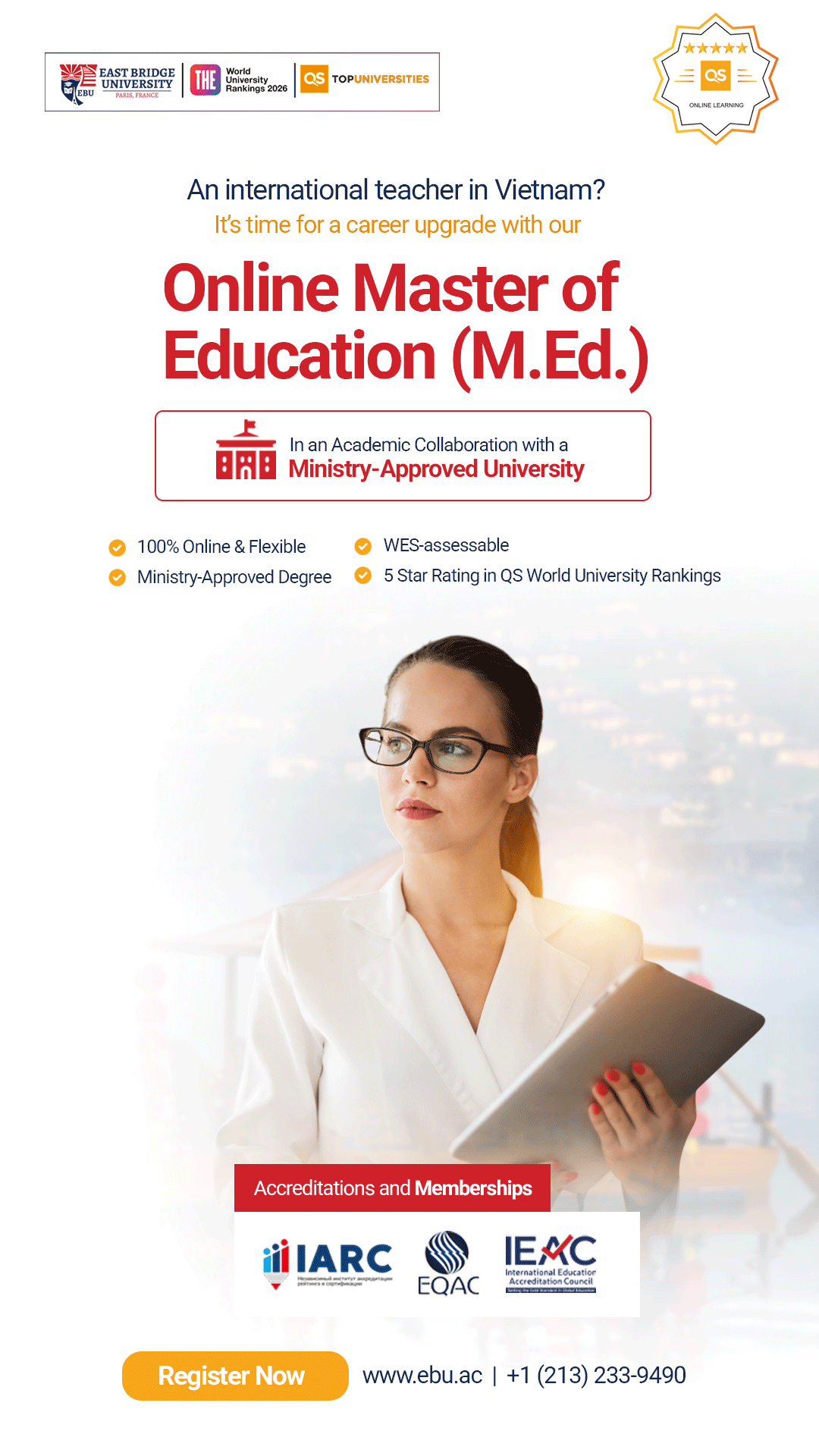 East Bridge University Facebook ad