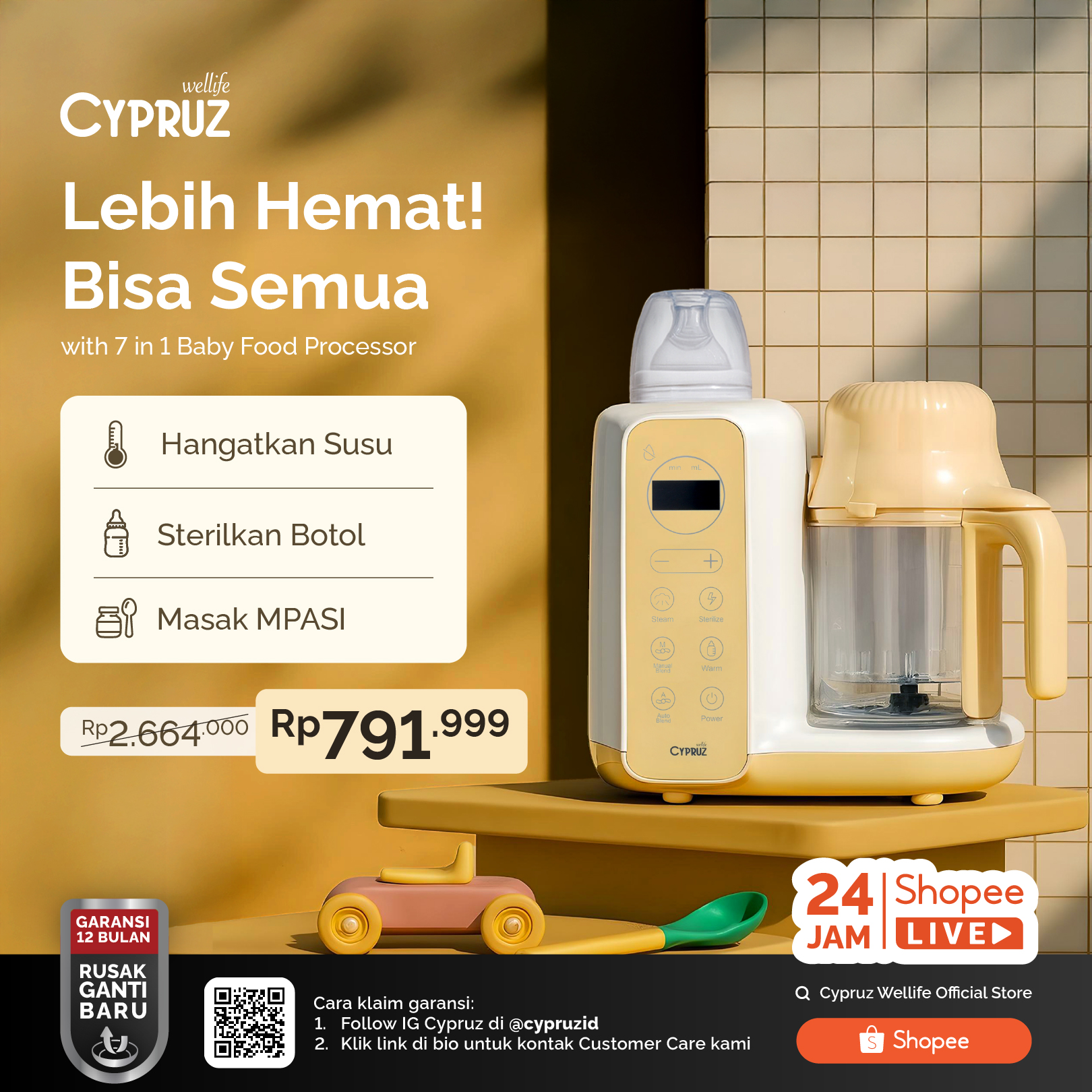 Cypruz Kitchenware Facebook ad