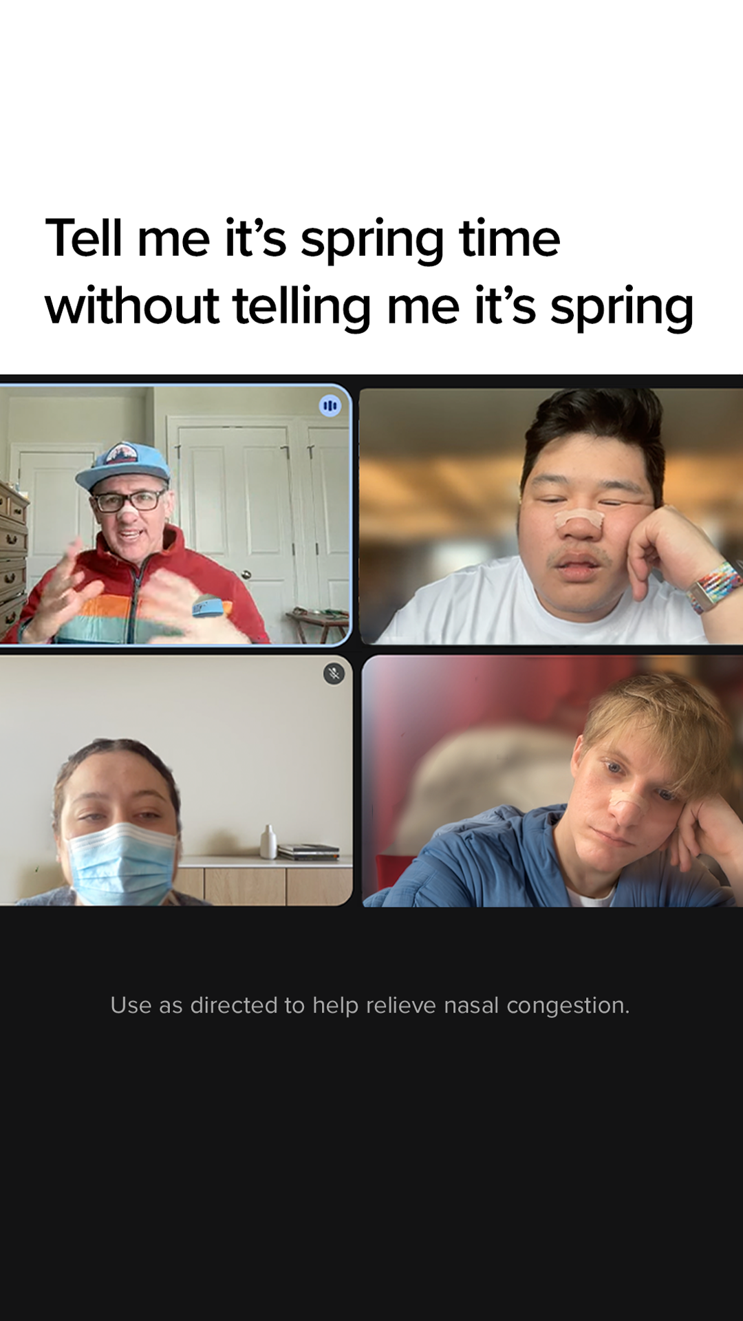 Breathe Right Nasal Strips Facebook ad from May 4, 2026