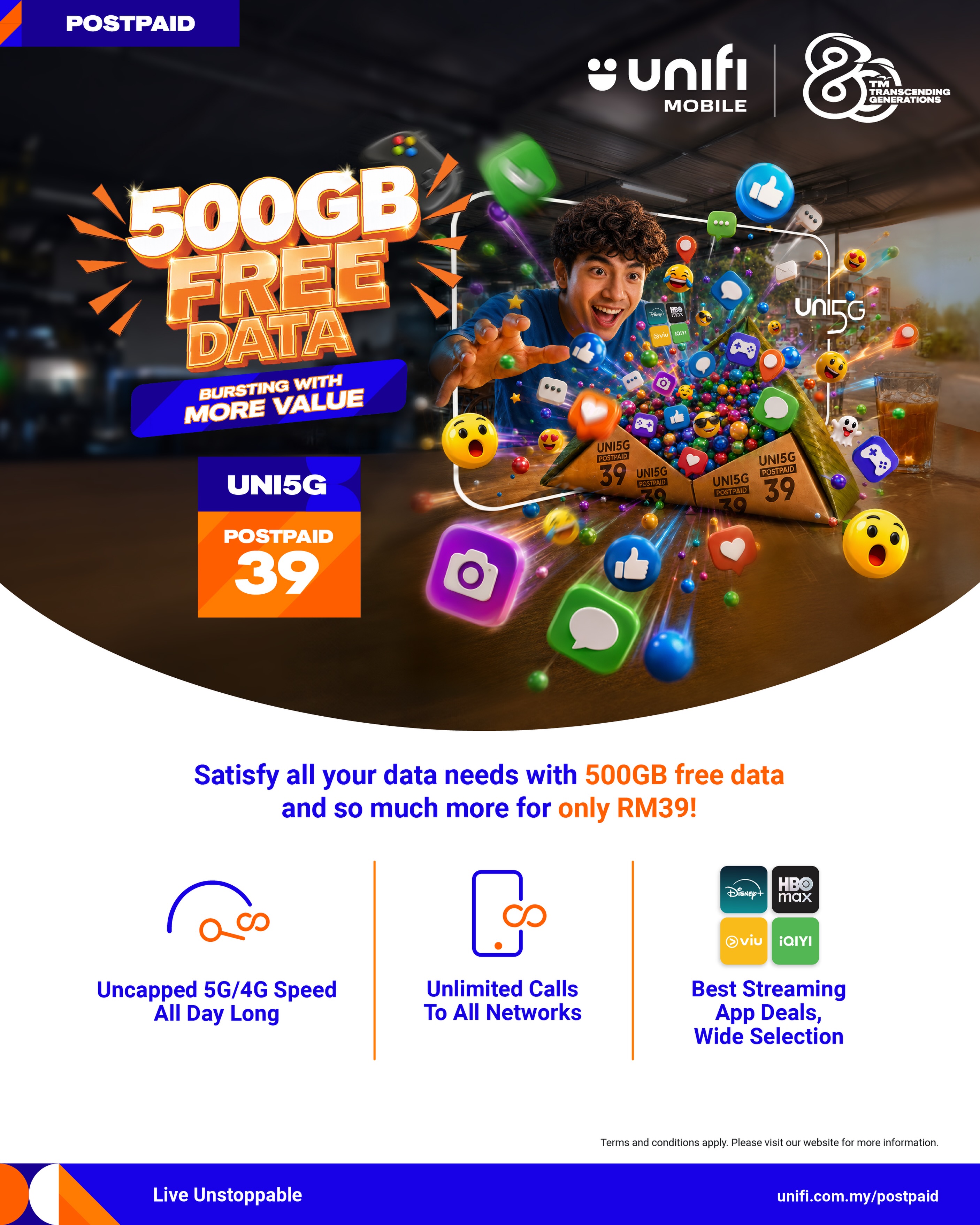 Unifi Facebook ad