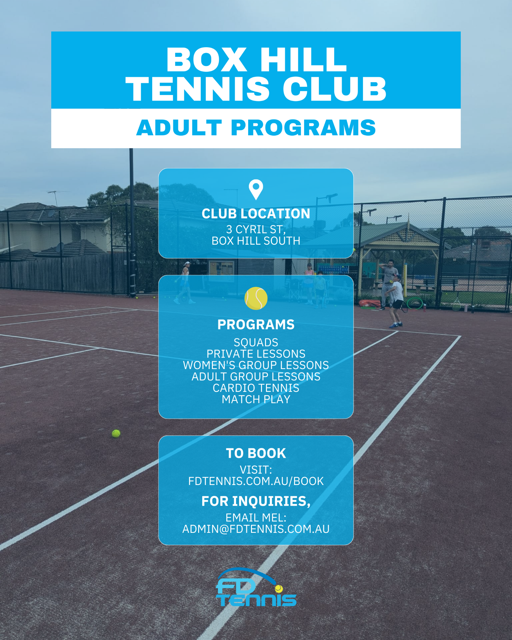 Future Demand Tennis Facebook ad