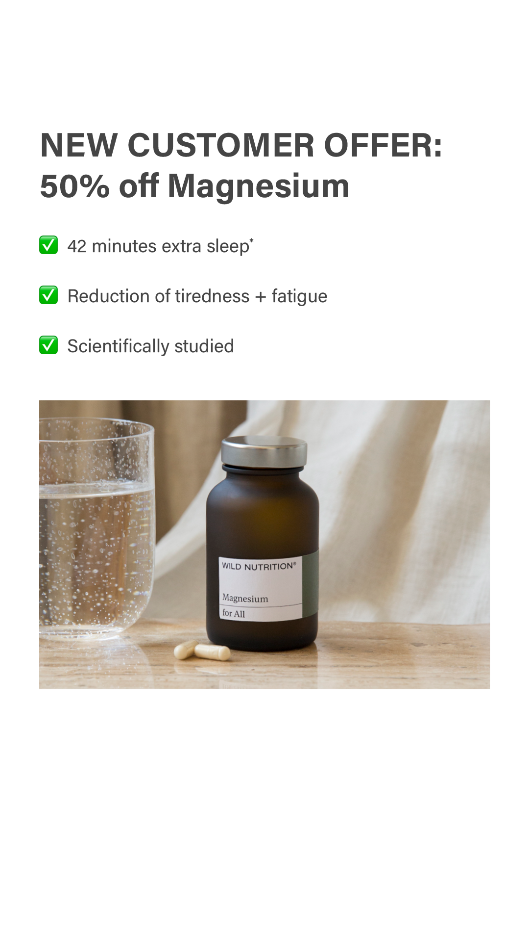 Wild Nutrition Facebook ad