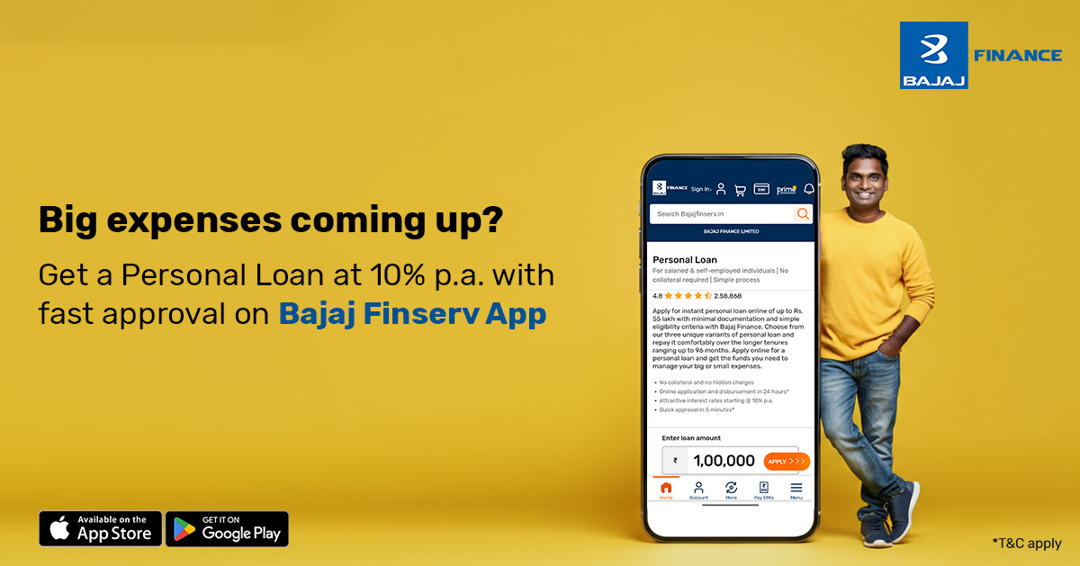 Bajaj Finserv Facebook ad