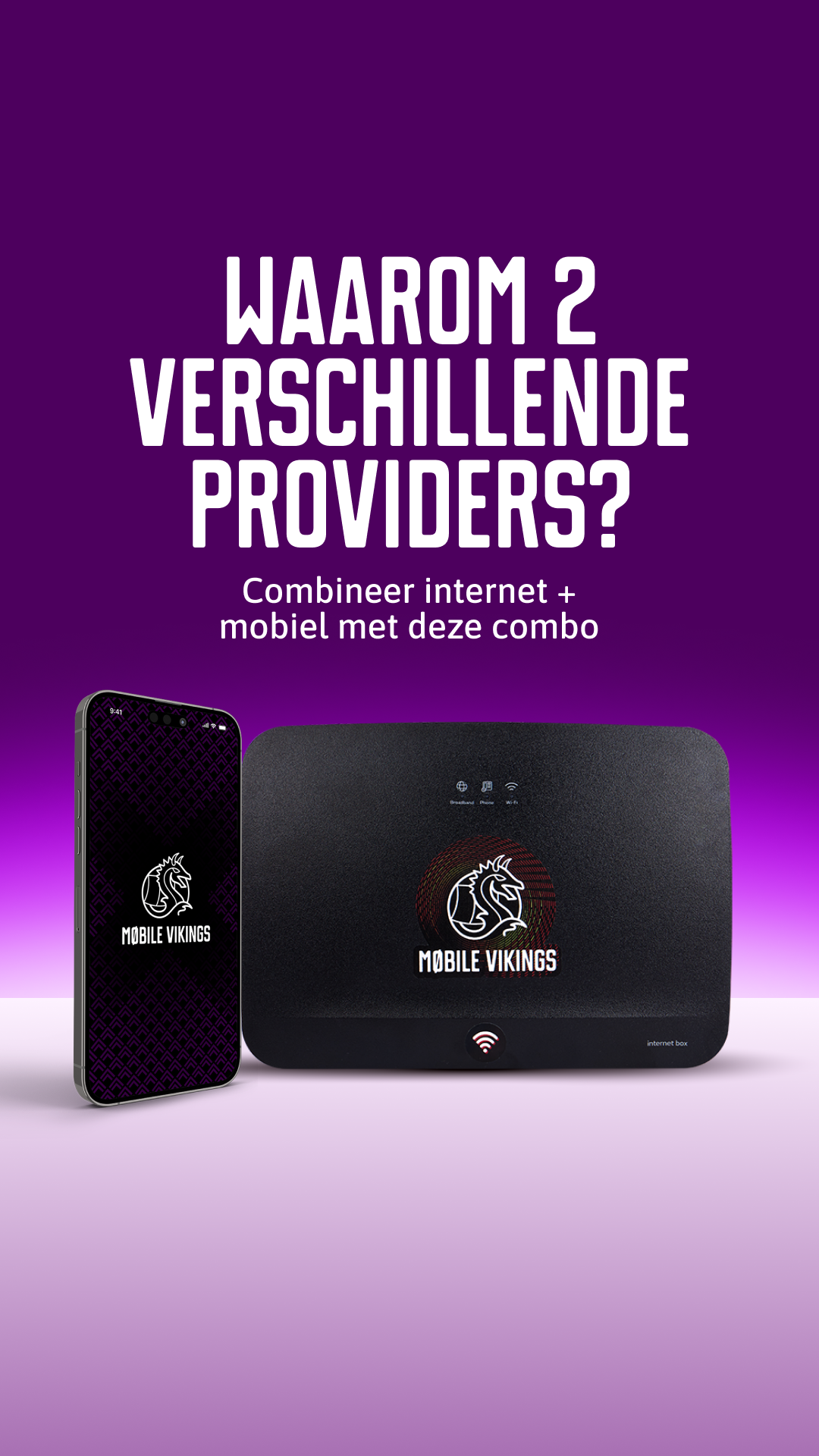 Mobile Vikings Facebook ad