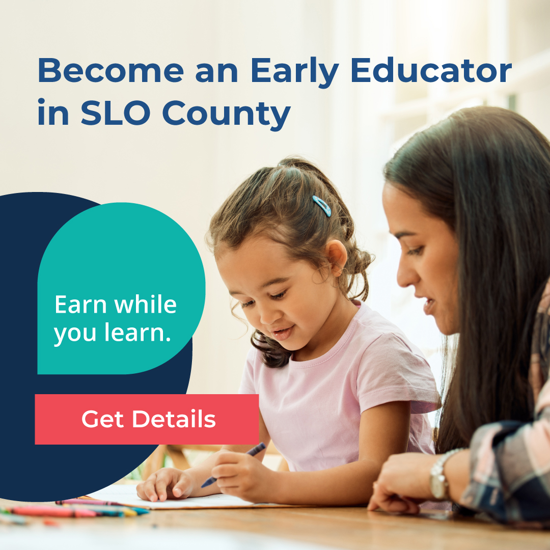 SLO Partners Facebook ad: Become An Early Educator