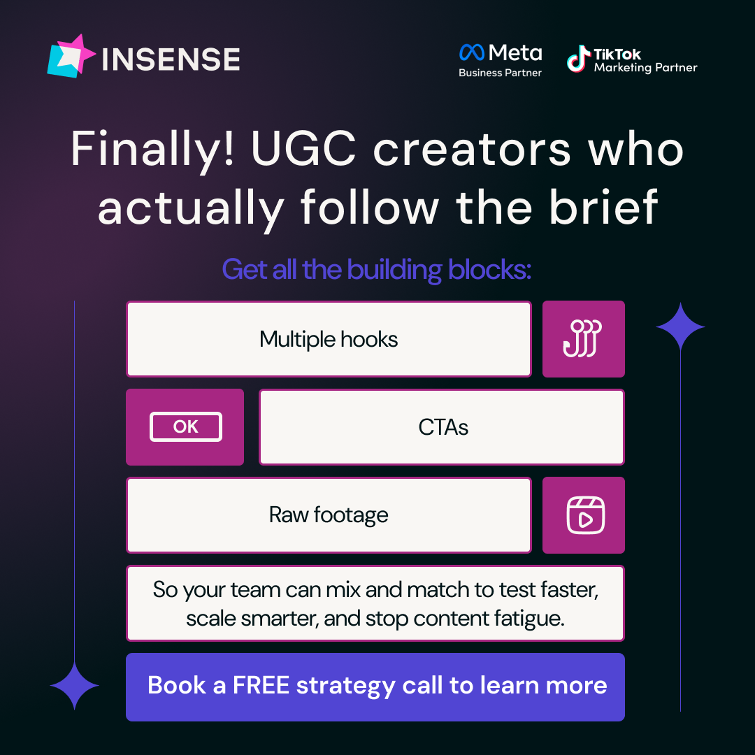 Insense Facebook ad