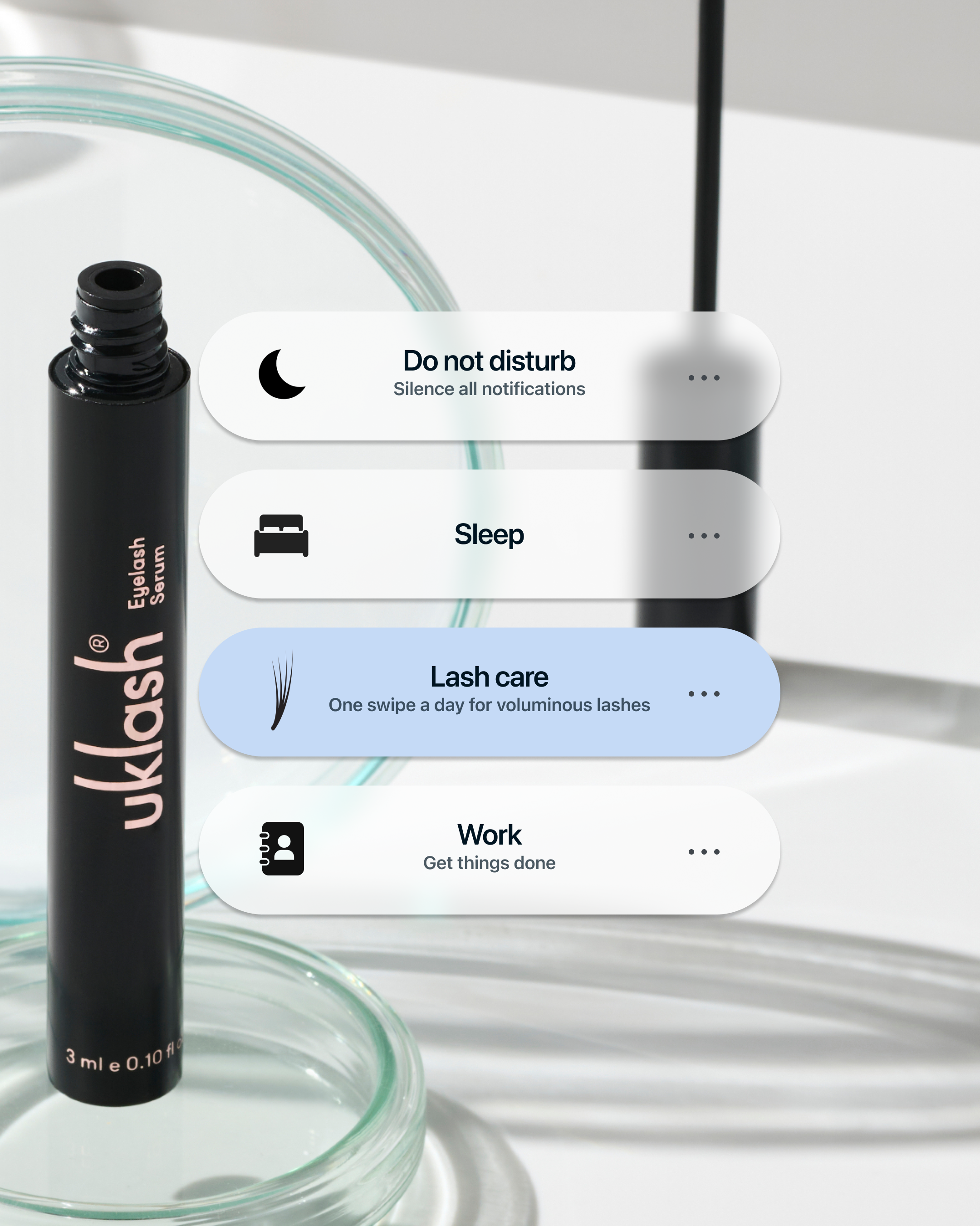 Uklash Facebook ad: Lash Care, Simplified