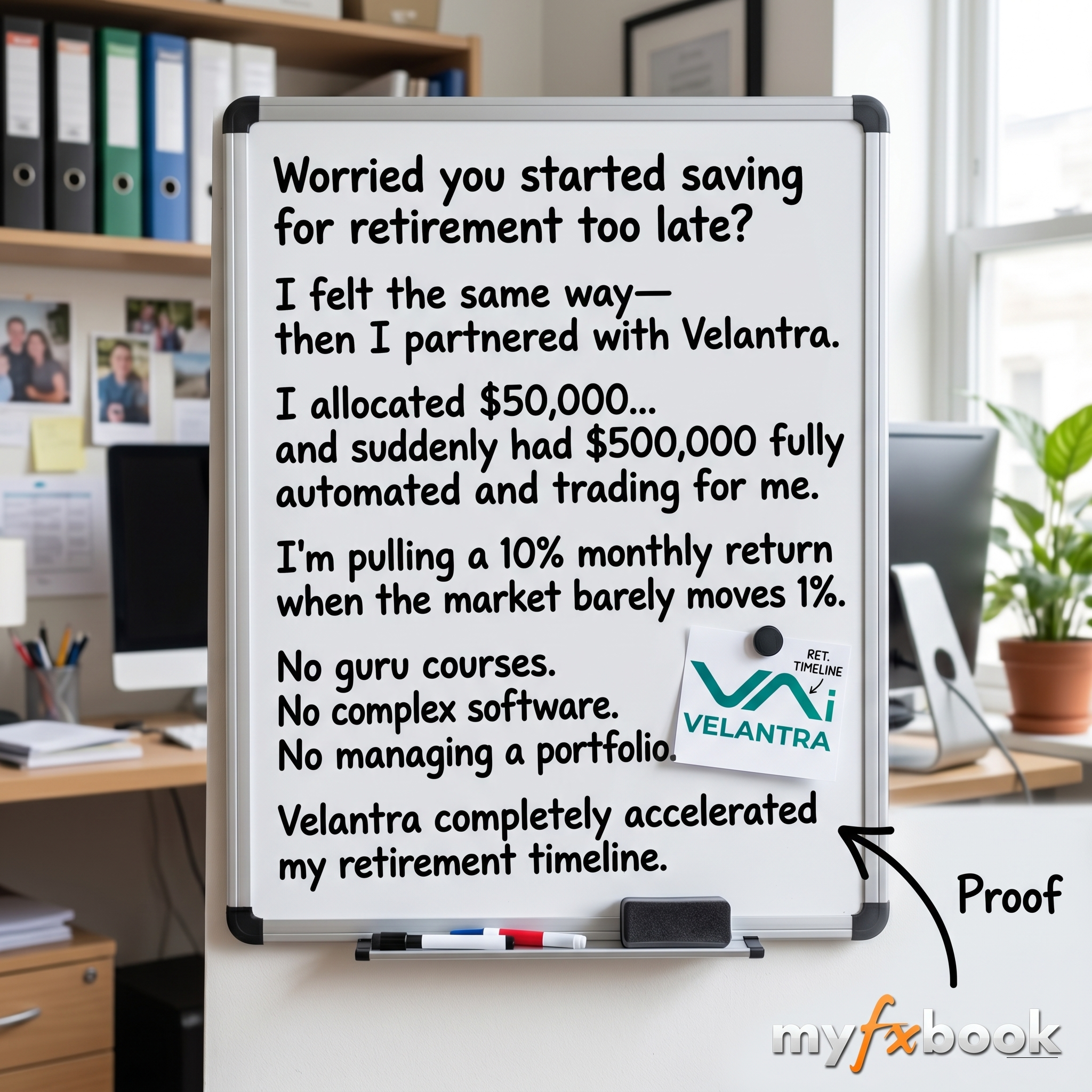 Velantra AI - 10x Leverage Facebook ad: Fully Automated Trading with 10x The Returns