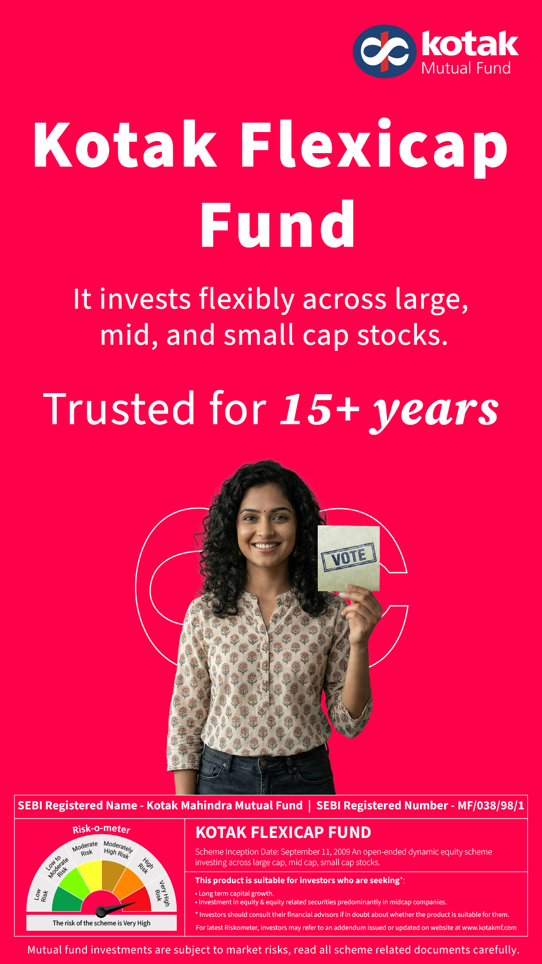 Kotak Mutual Fund Facebook ad