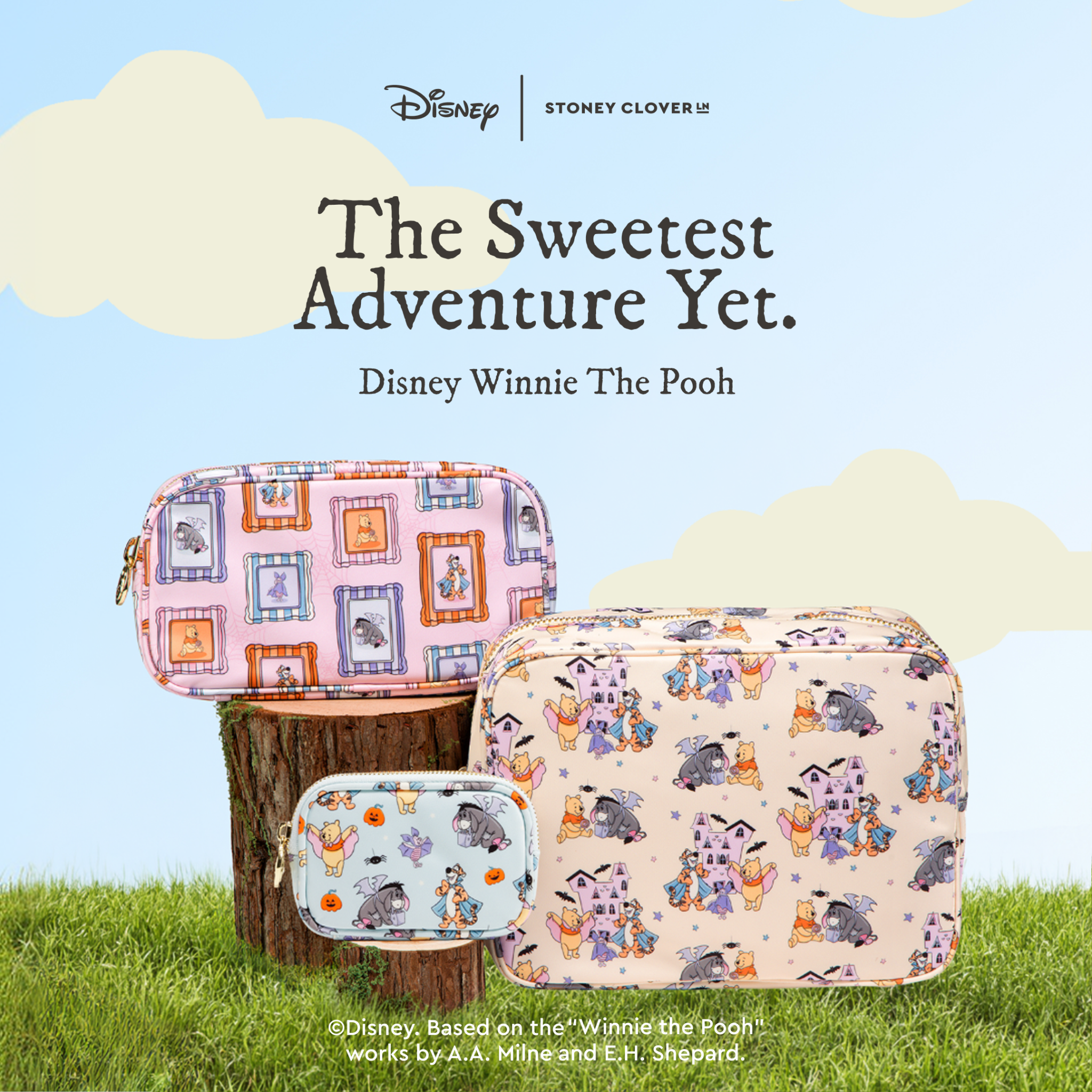 Stoney Clover Lane Facebook ad: Disney Winnie The Pooh Has Arrived