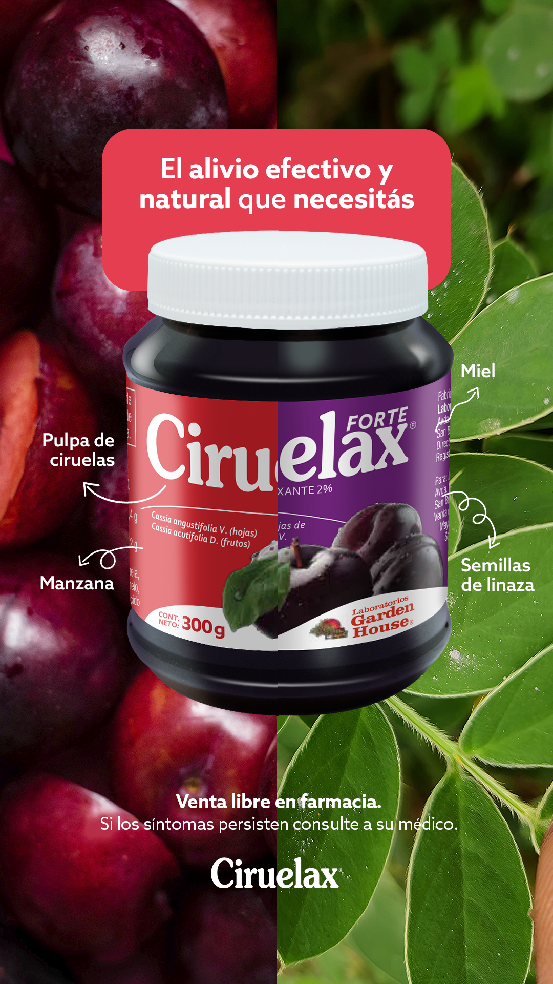 Ciruelax Paraguay Facebook ad