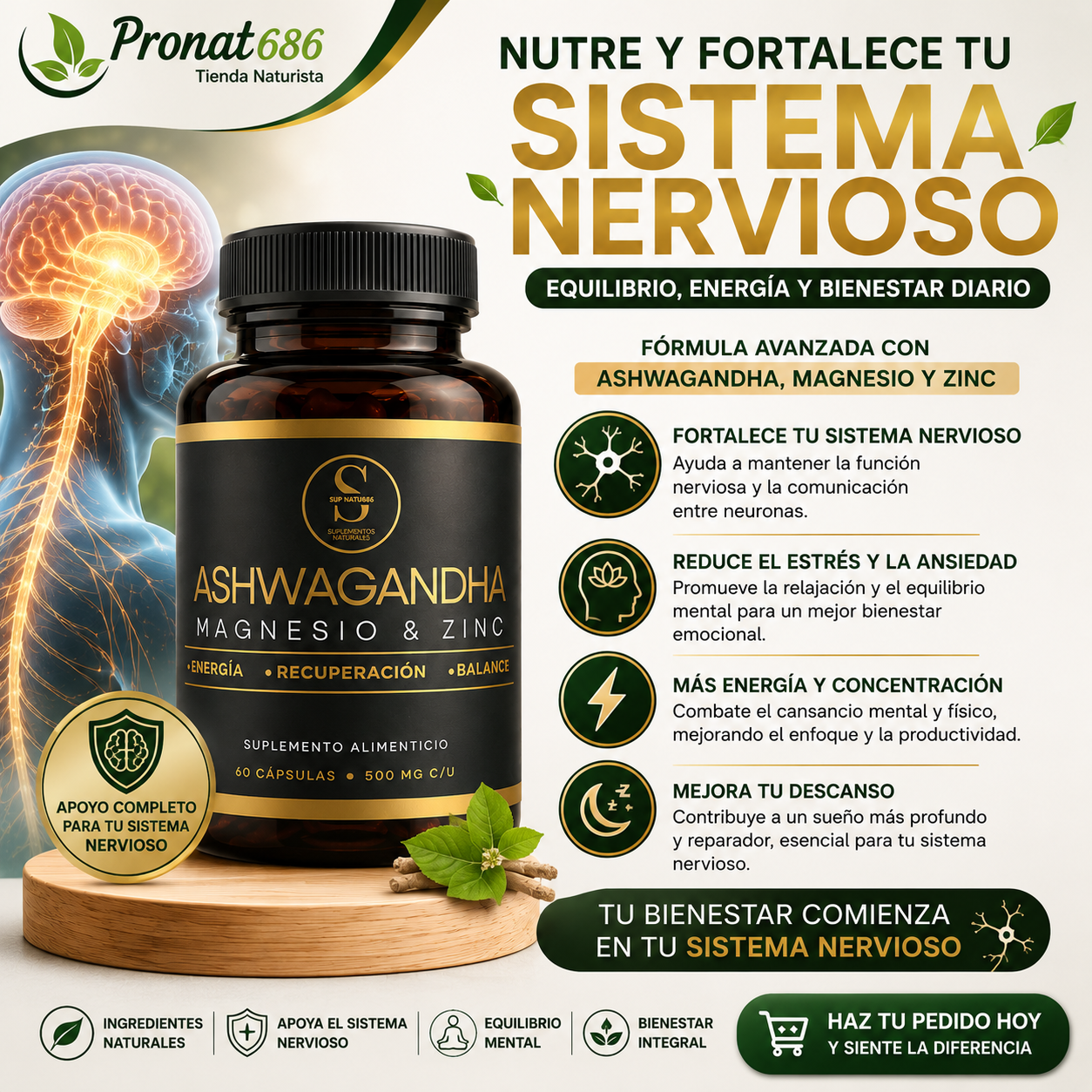 Pronat686 tienda naturista Facebook ad: Paga al recibir