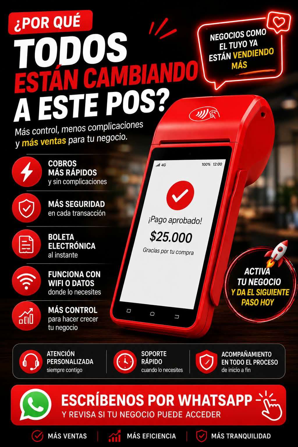maquinasdepago.cl Facebook ad: Enviar Mensaje