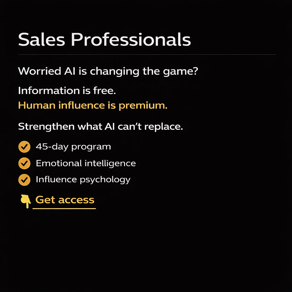NASP - Sales Training Facebook ad: Upgrade Your Sales Identity