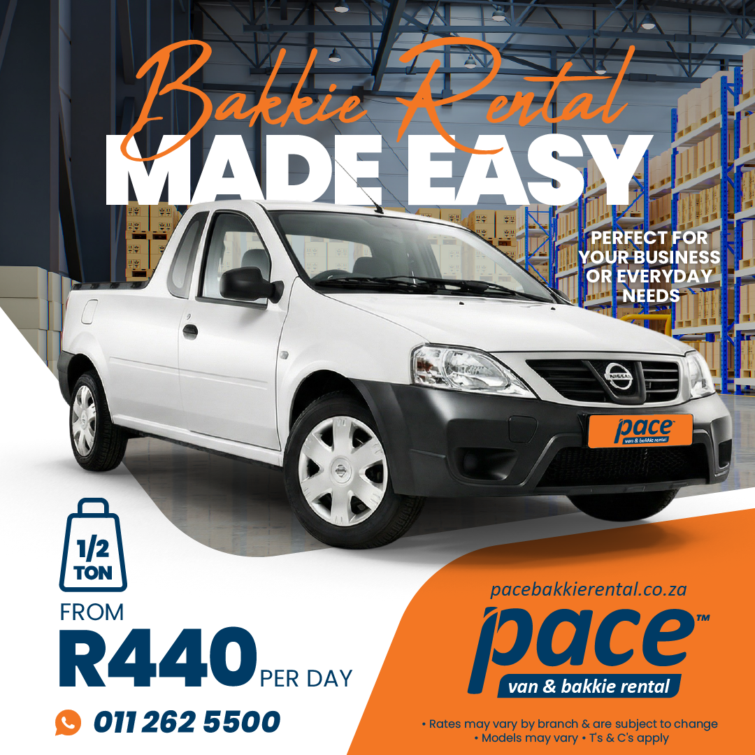 Pace Car Rental Facebook ad from Apr 13, 2026