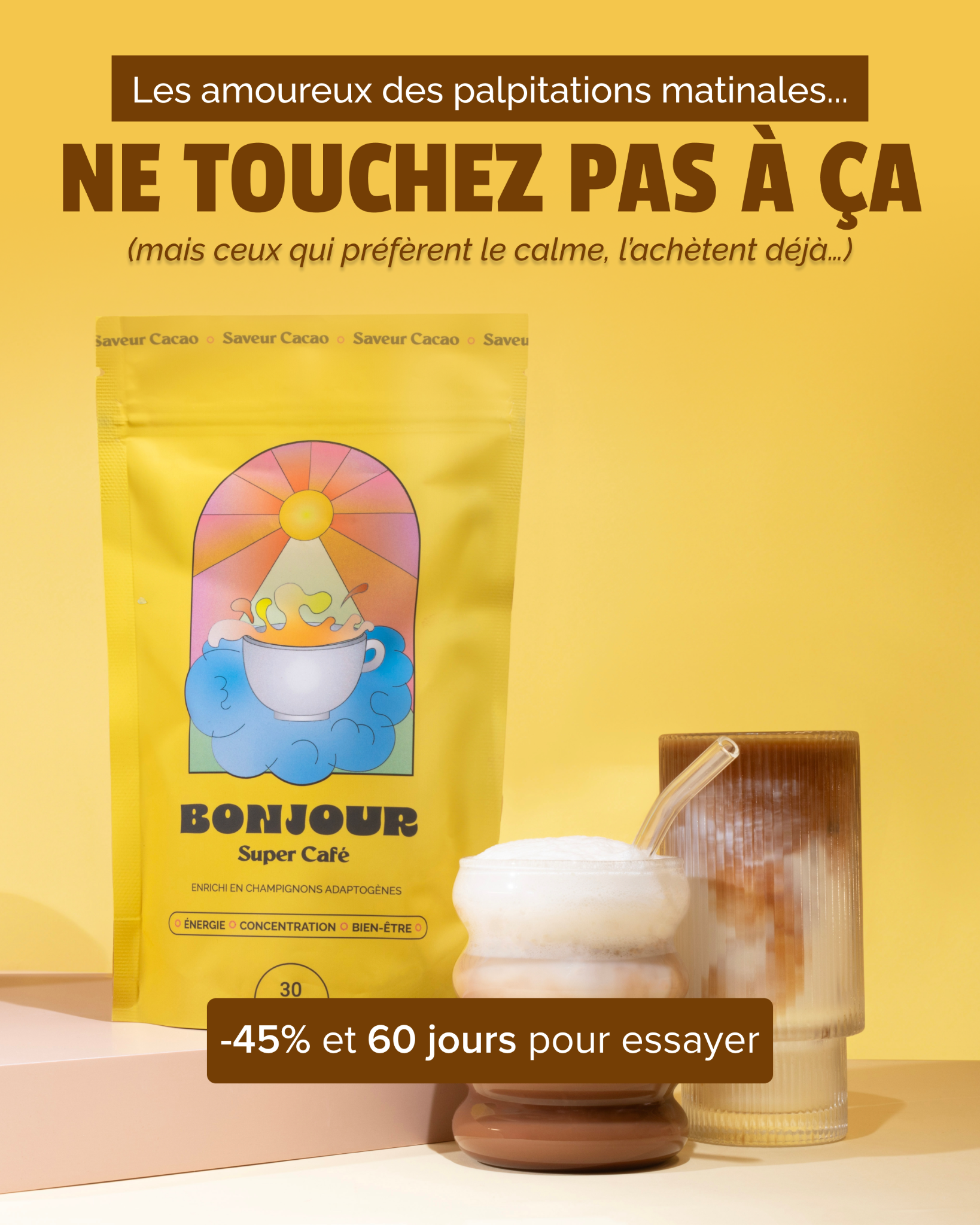 Bonjour Facebook ad