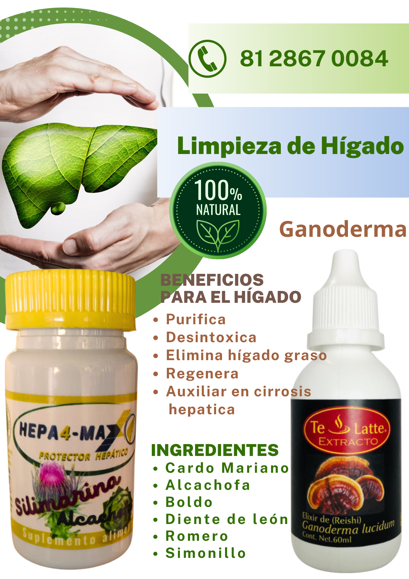 Salud con Medicina Natural Facebook ad: Mejora el funcionamiento de tu hígado