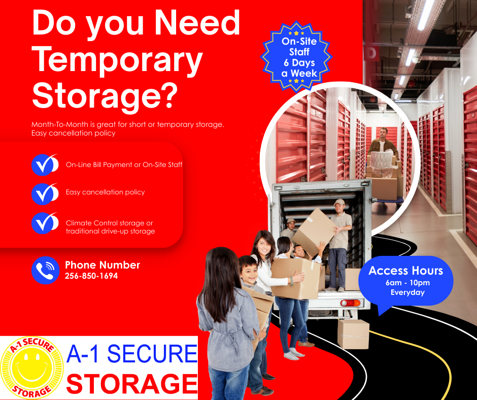 A1 Secure Storage and Uhaul Facebook ad: A1 Secure Storage