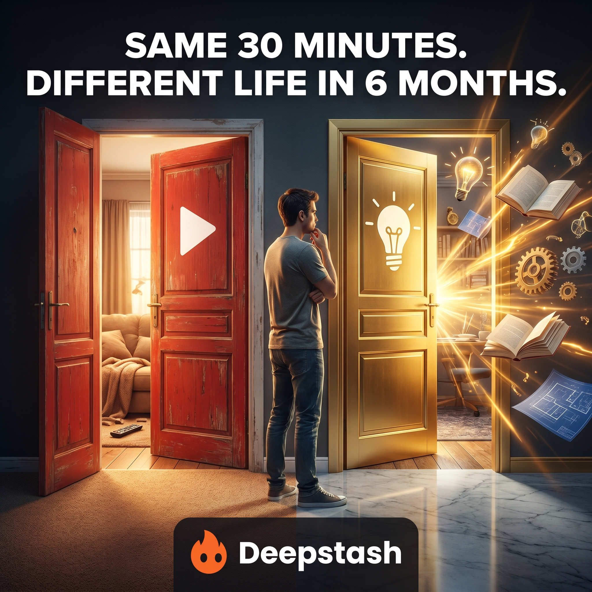 Deepstash Facebook ad