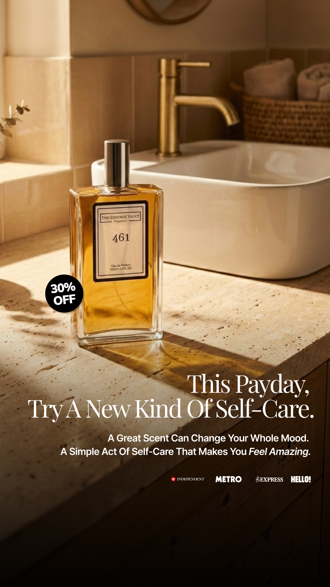 The Essence Vault Facebook ad