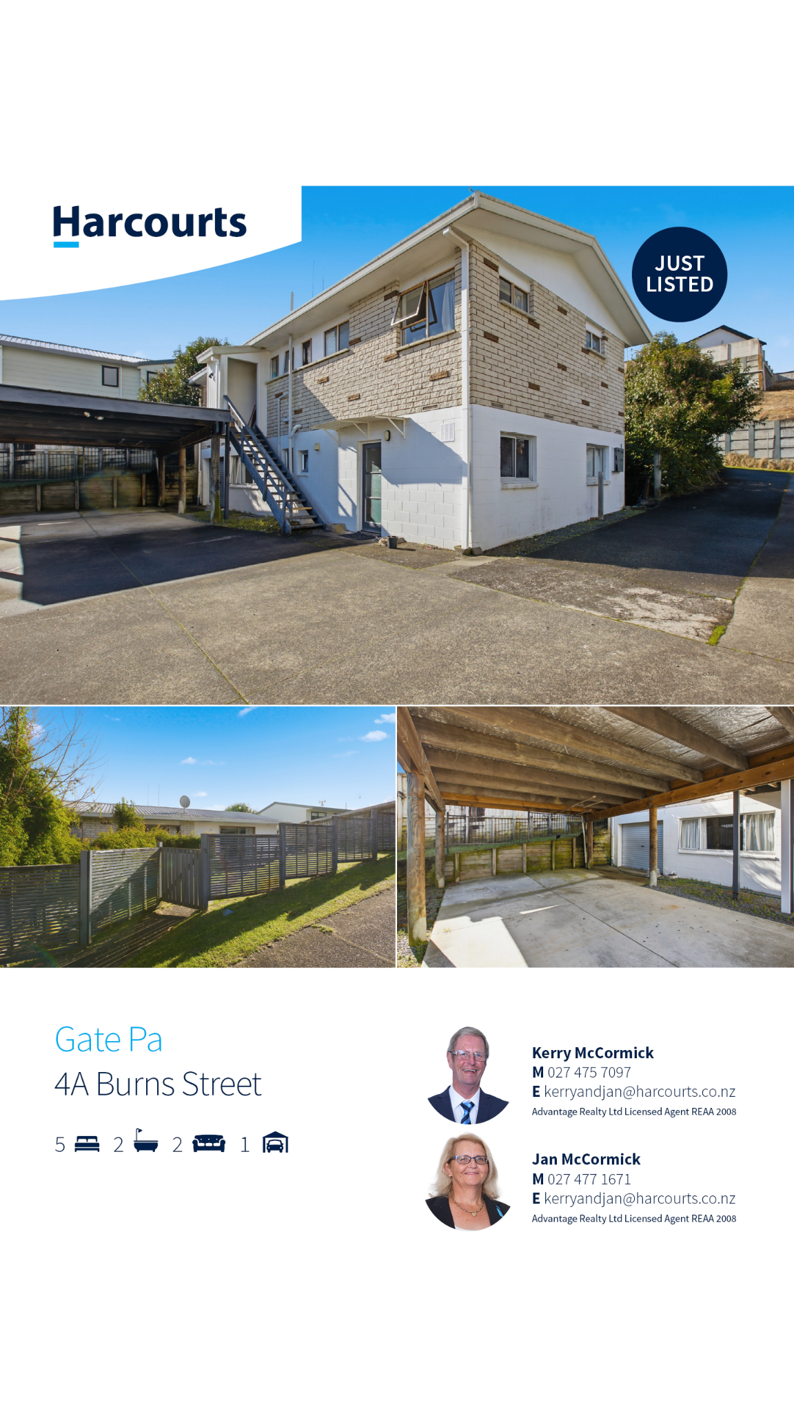 Harcourts Advantage Tauranga Facebook ad