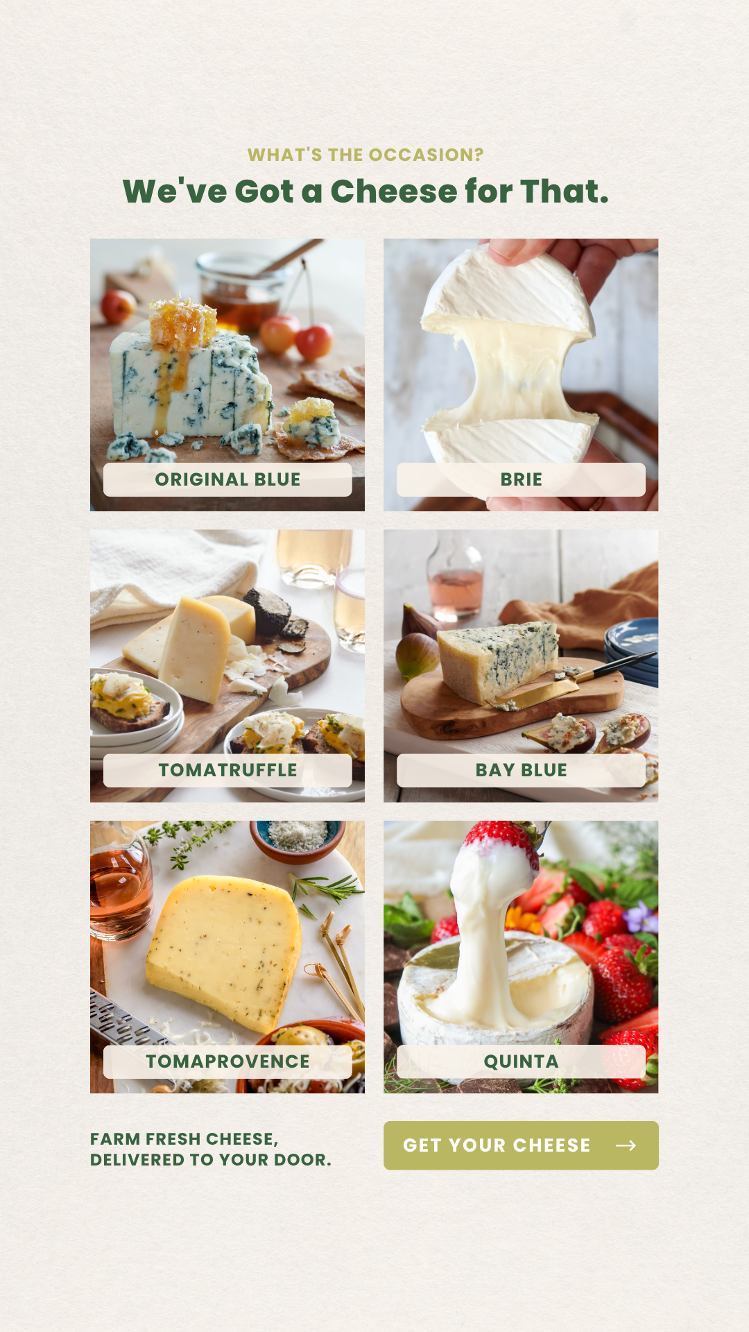 Point Reyes Farmstead Cheese Facebook ad
