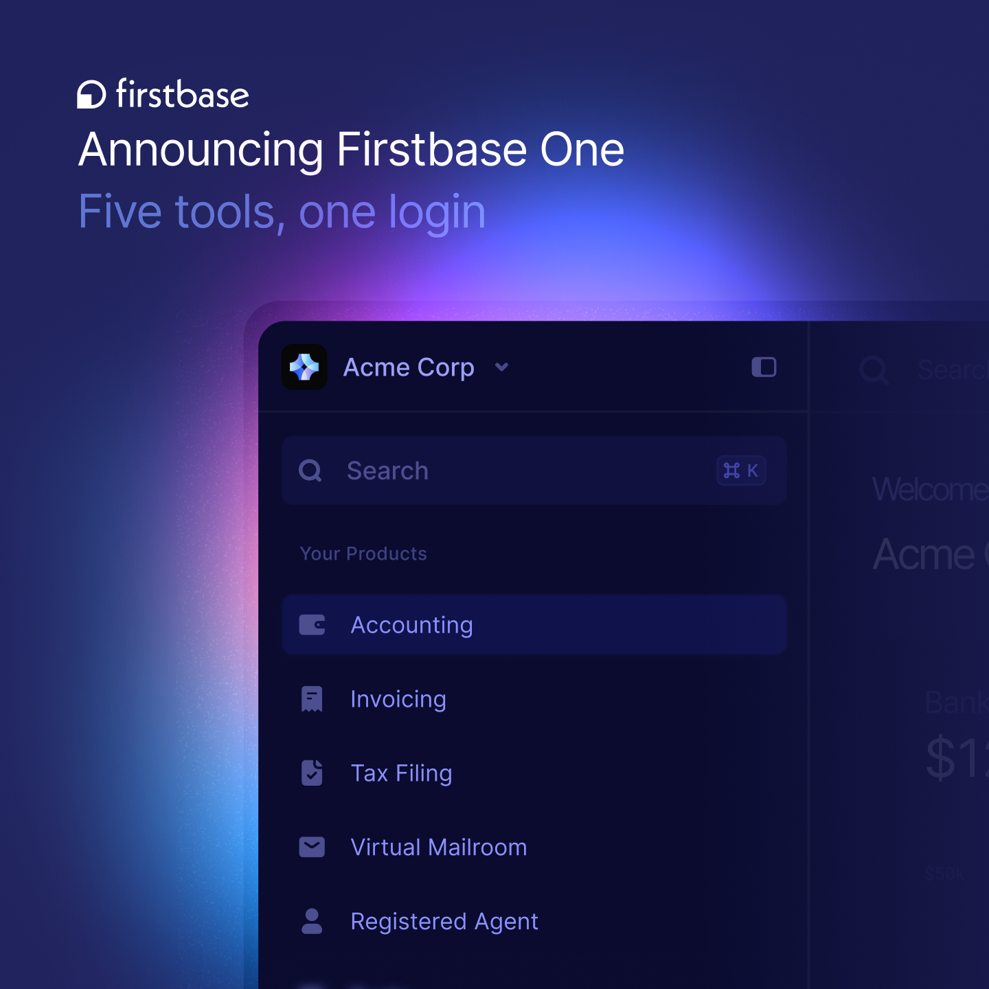 Firstbase Facebook ad