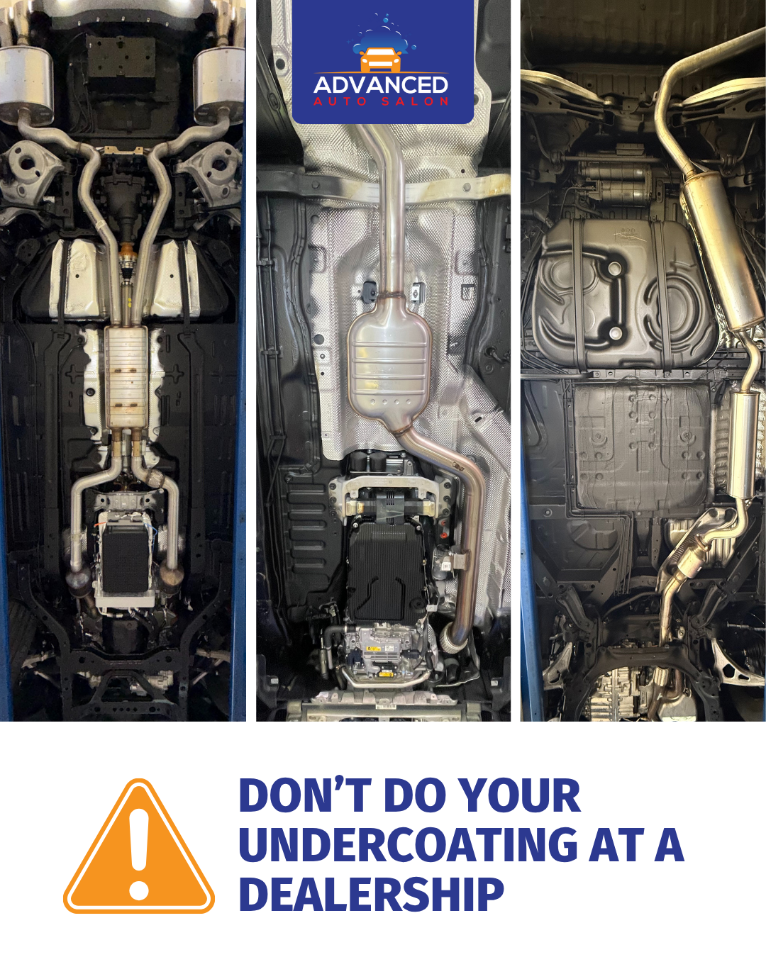 Advanced Auto Salon Facebook ad: Waxoyl Undercoating