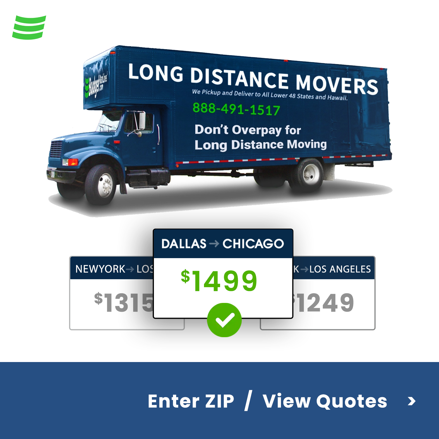 Budget Van Lines Facebook ad