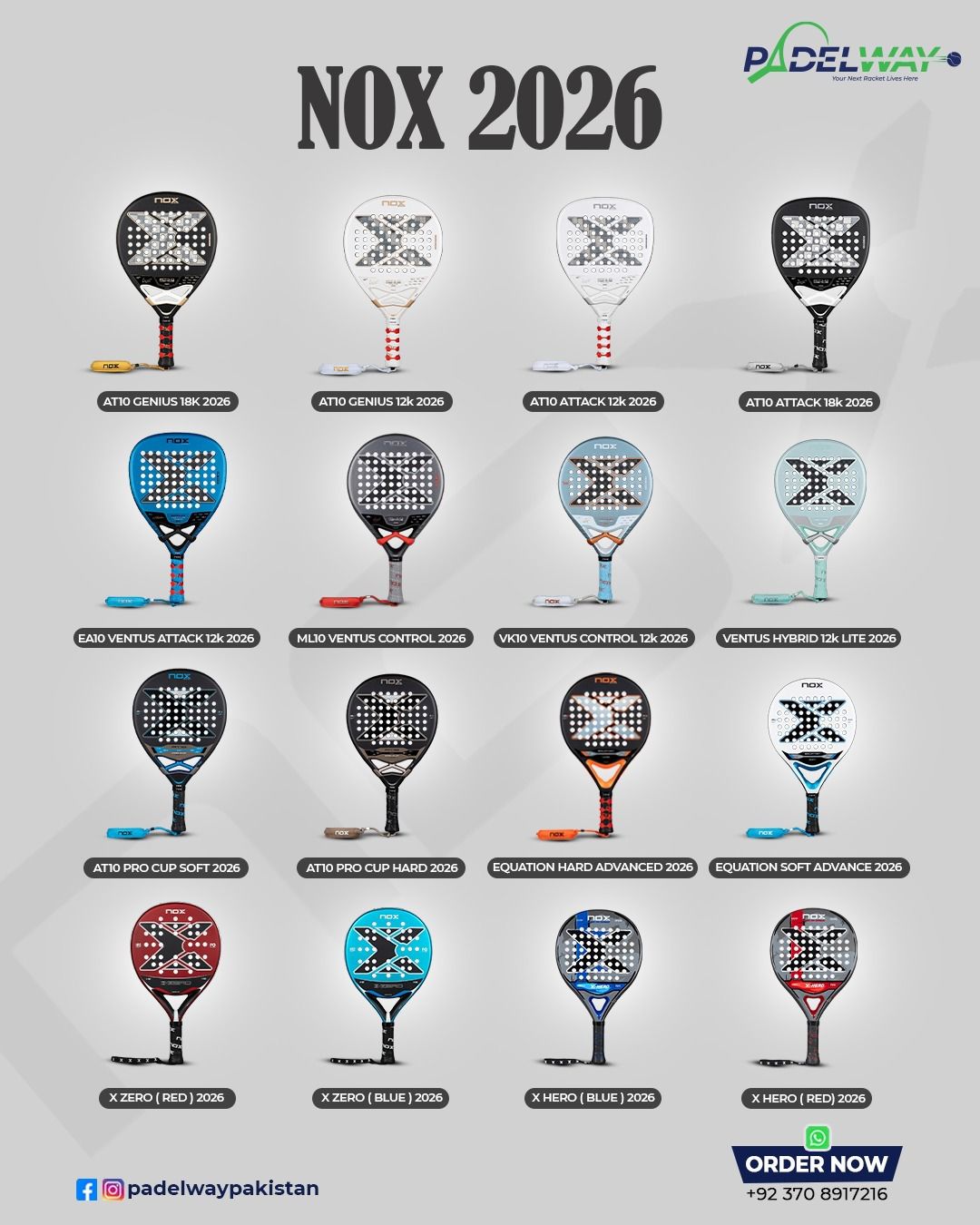 Padelwaypakistan Facebook ad: Restock Alert