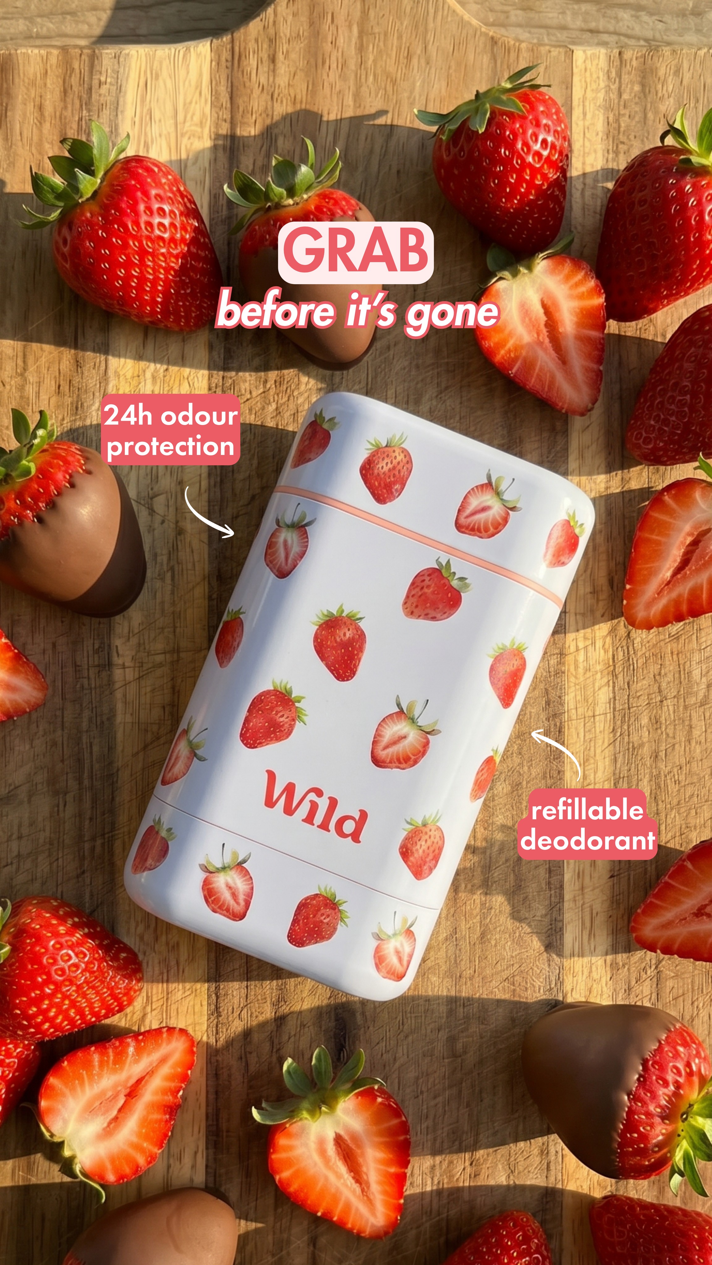 Wild Facebook ad: Get your hands on the Strawberry Case