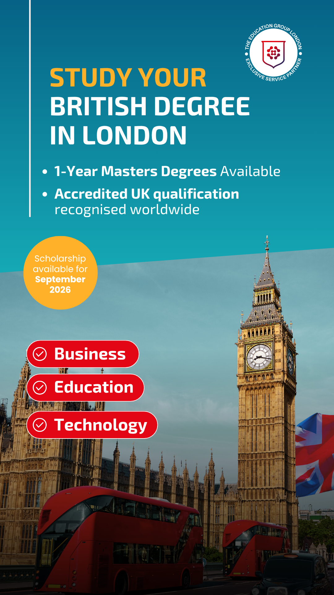 UWS - London Campus Facebook ad