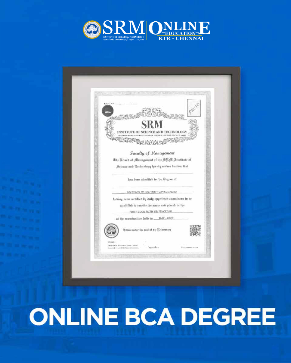 SRM Online Education Facebook ad