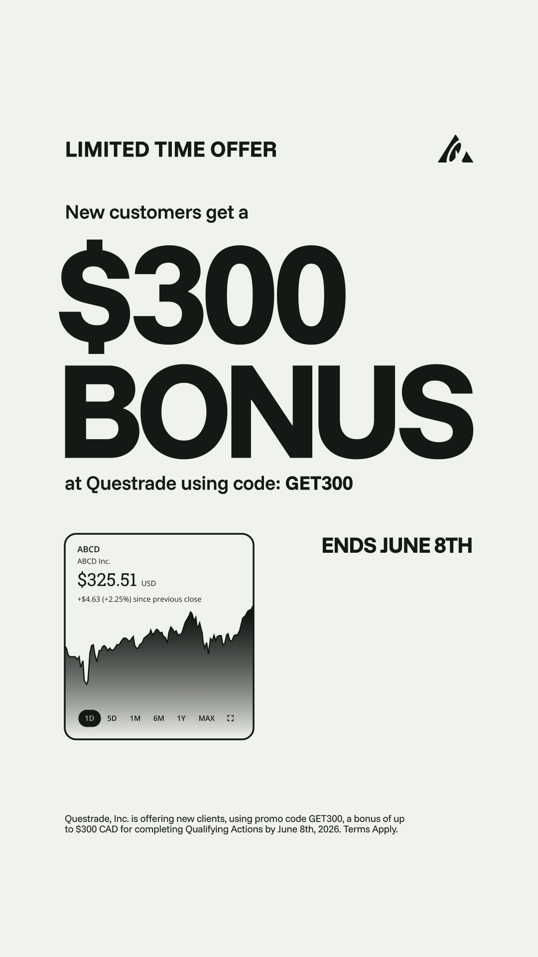Questrade Facebook ad