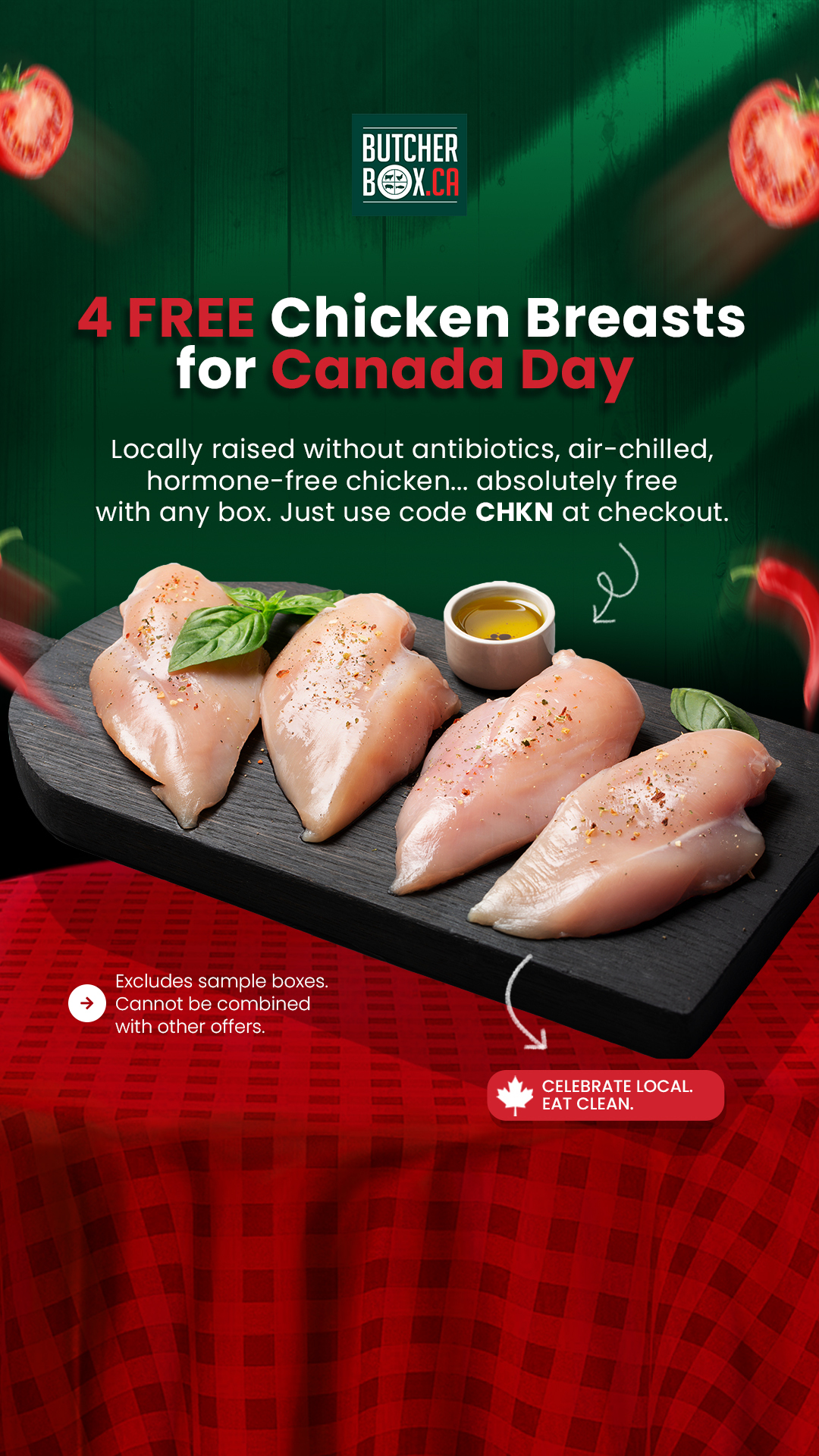 Butcher Box Facebook ad