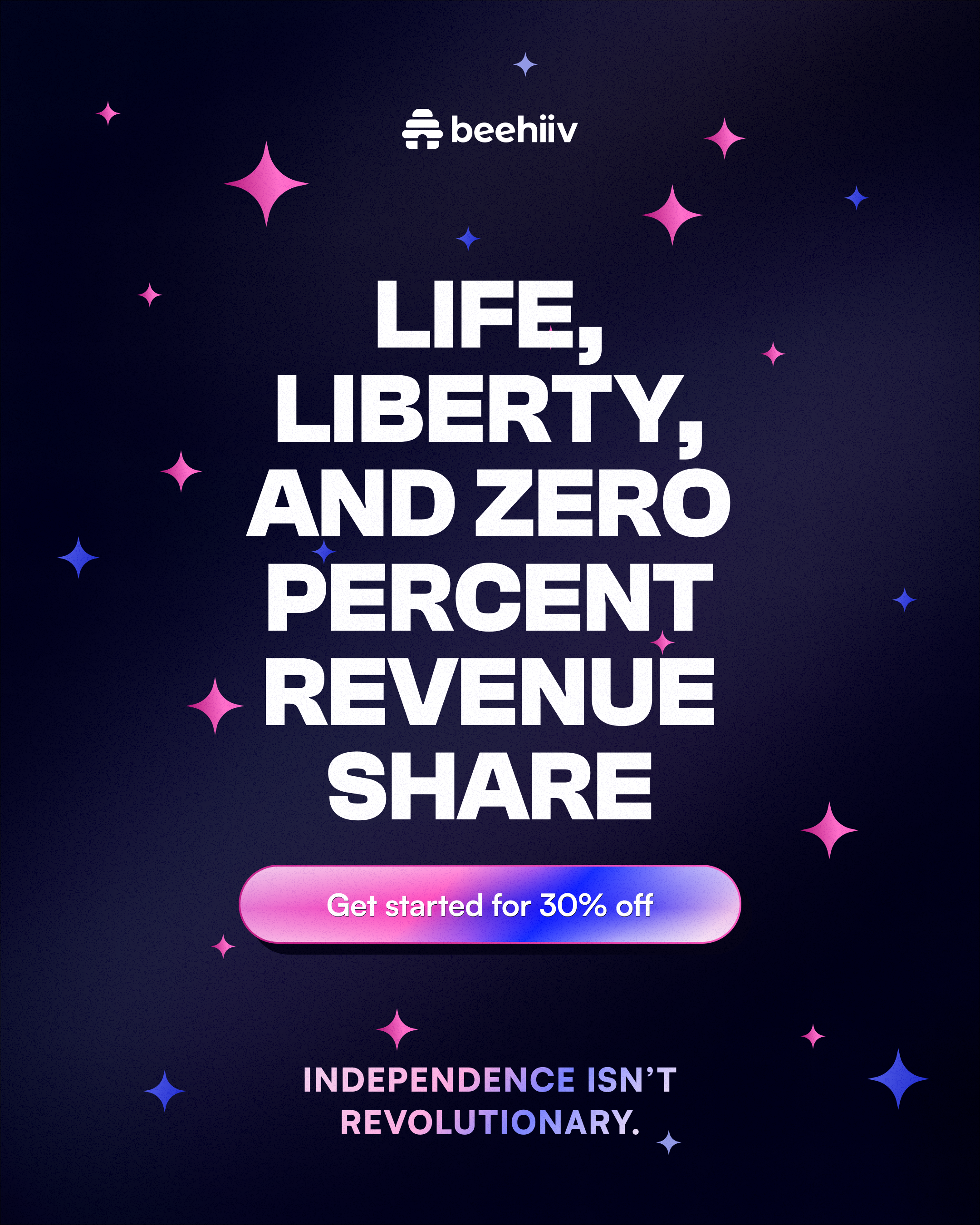 beehiiv Facebook ad