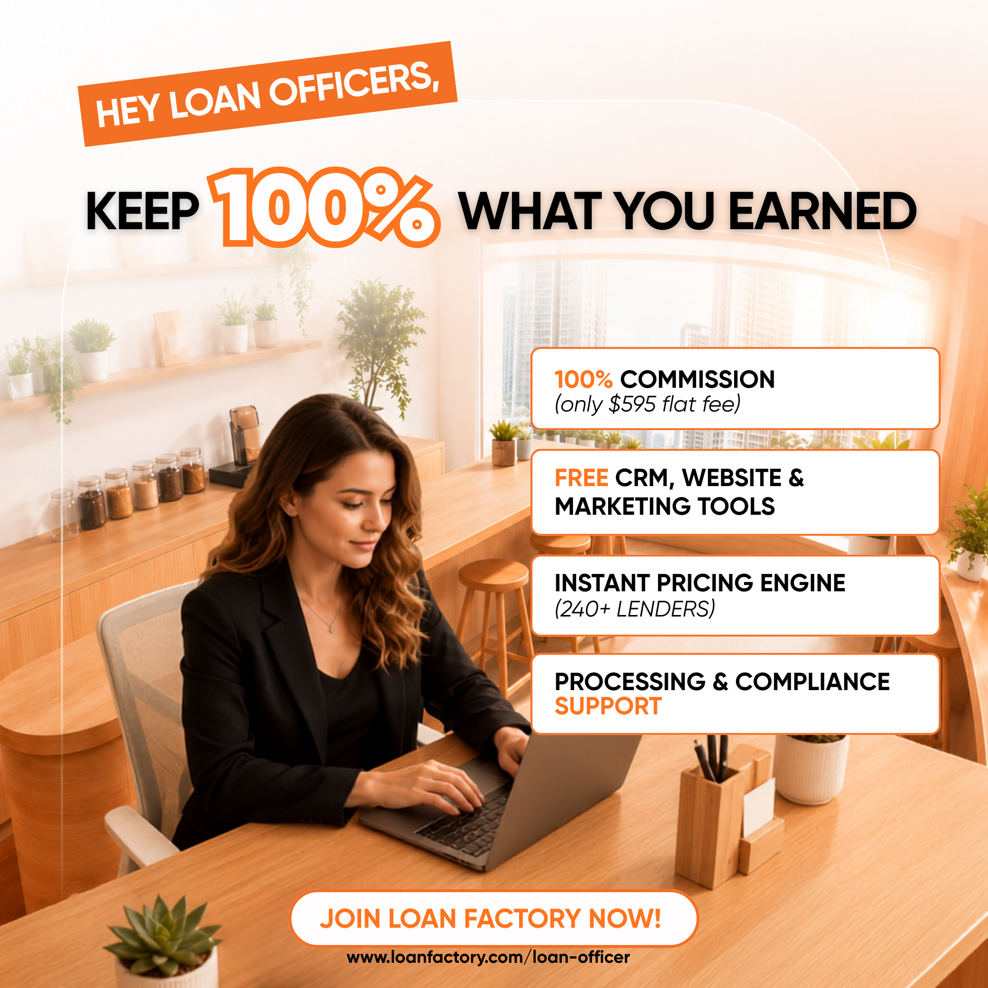 Loan Factory - Mortgage Jobs & Careers Facebook ad: Save Up to $1,000 Monthly with Loan Factory's Free Software