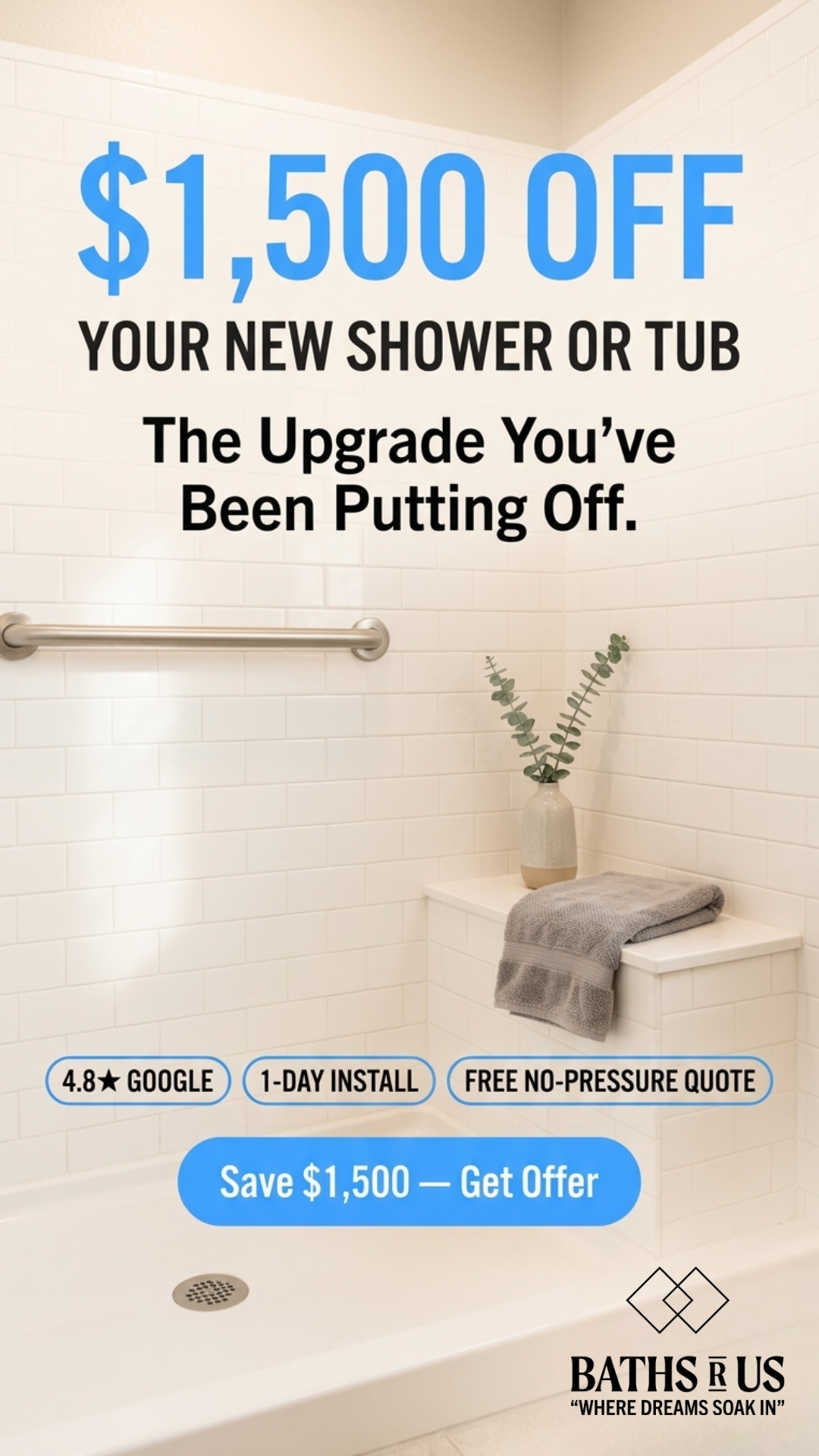 Baths R Us Facebook ad