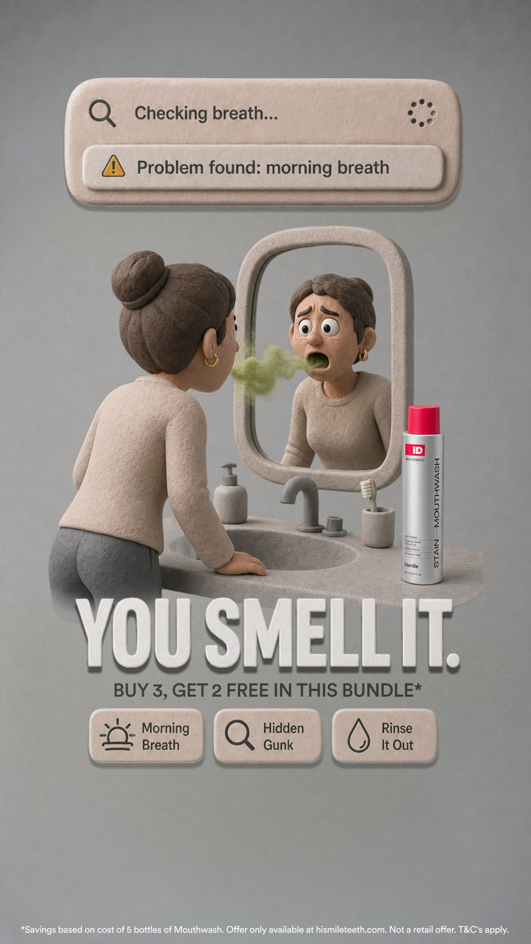 Hismile Facebook ad