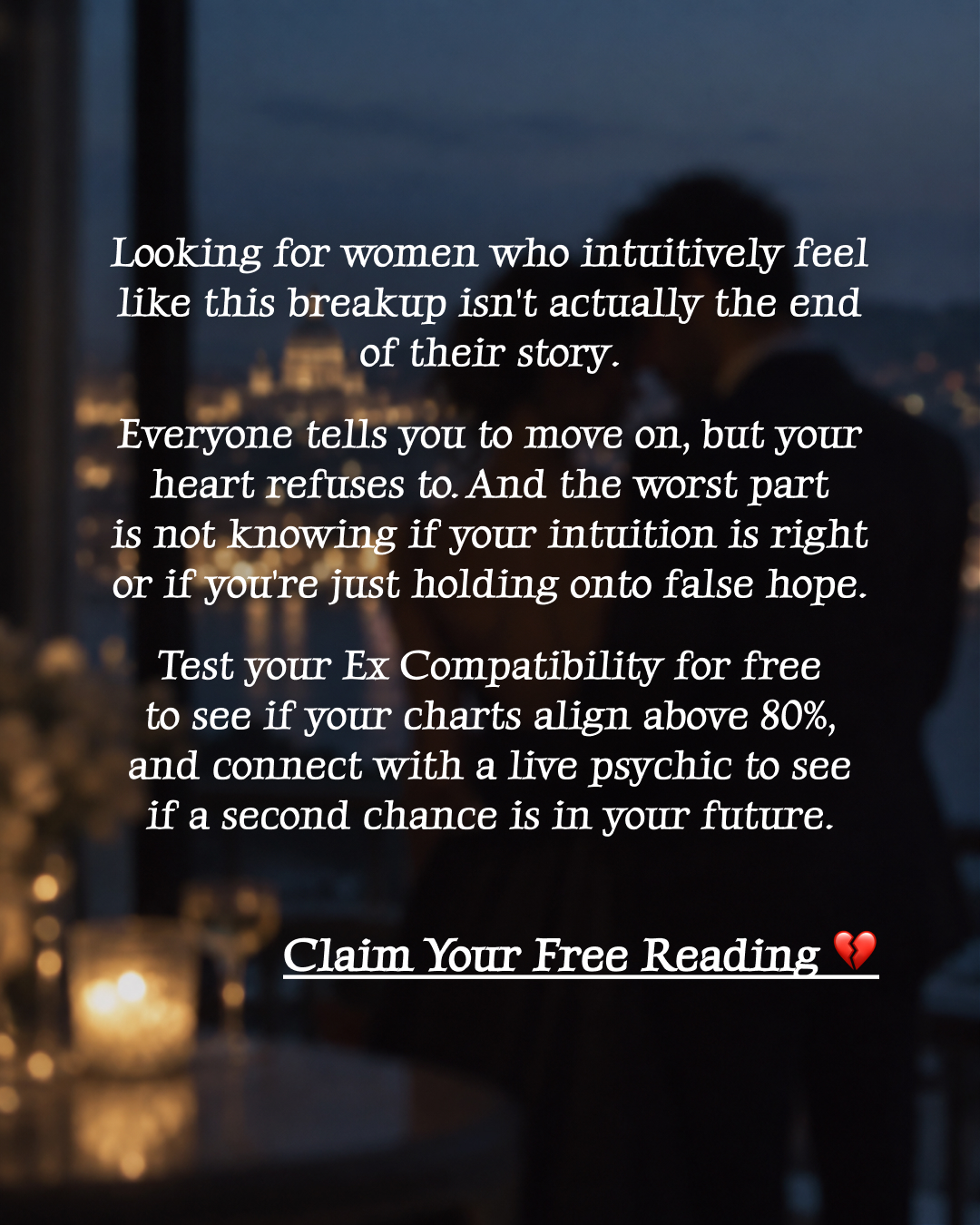 Ex Match Insight Facebook ad: See your ex compatibility score