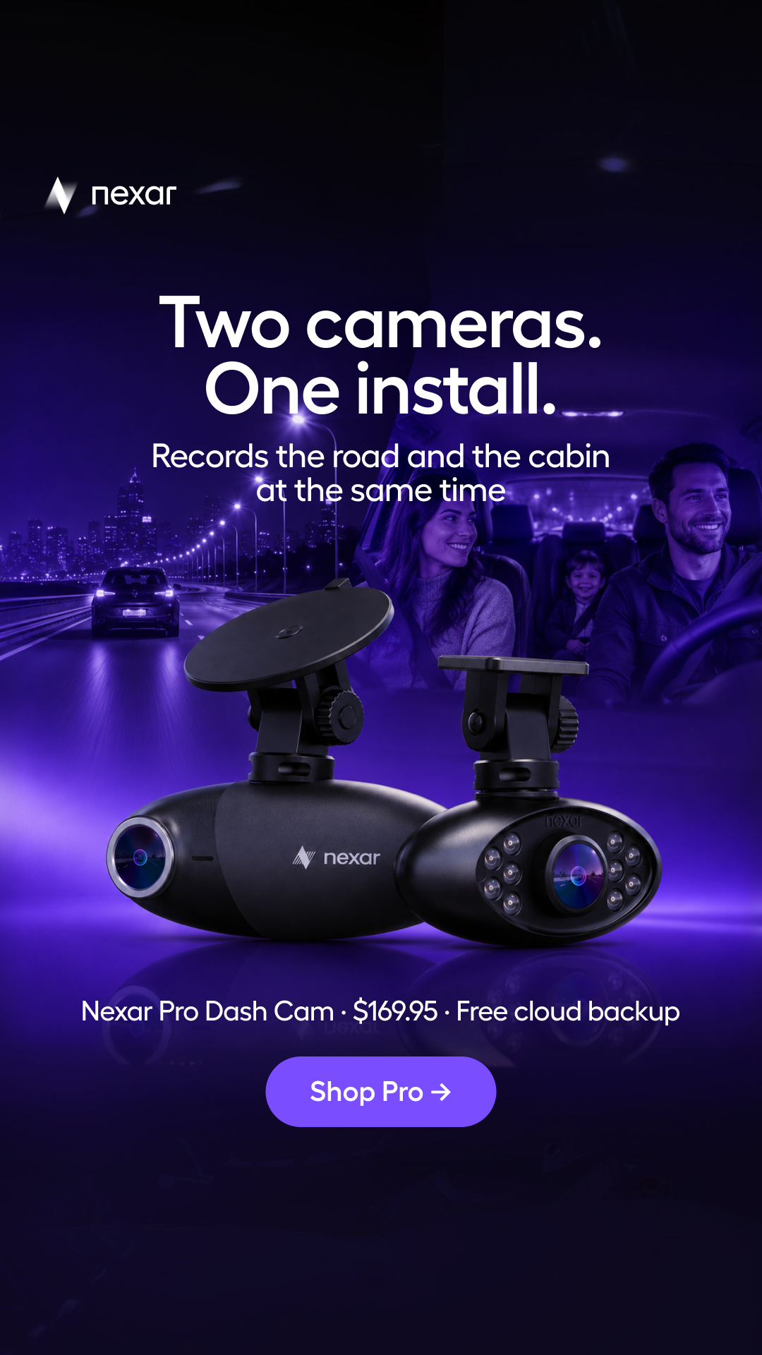 Nexar Facebook ad